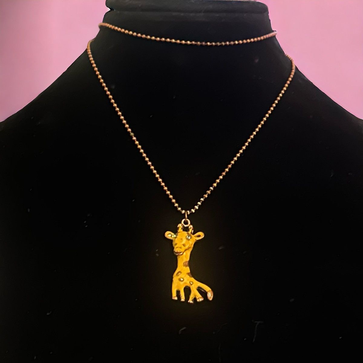 Betsey Johnson Betsey Johnson giraffe pendant necklace Size ONE SIZE - 1 Thumbnail