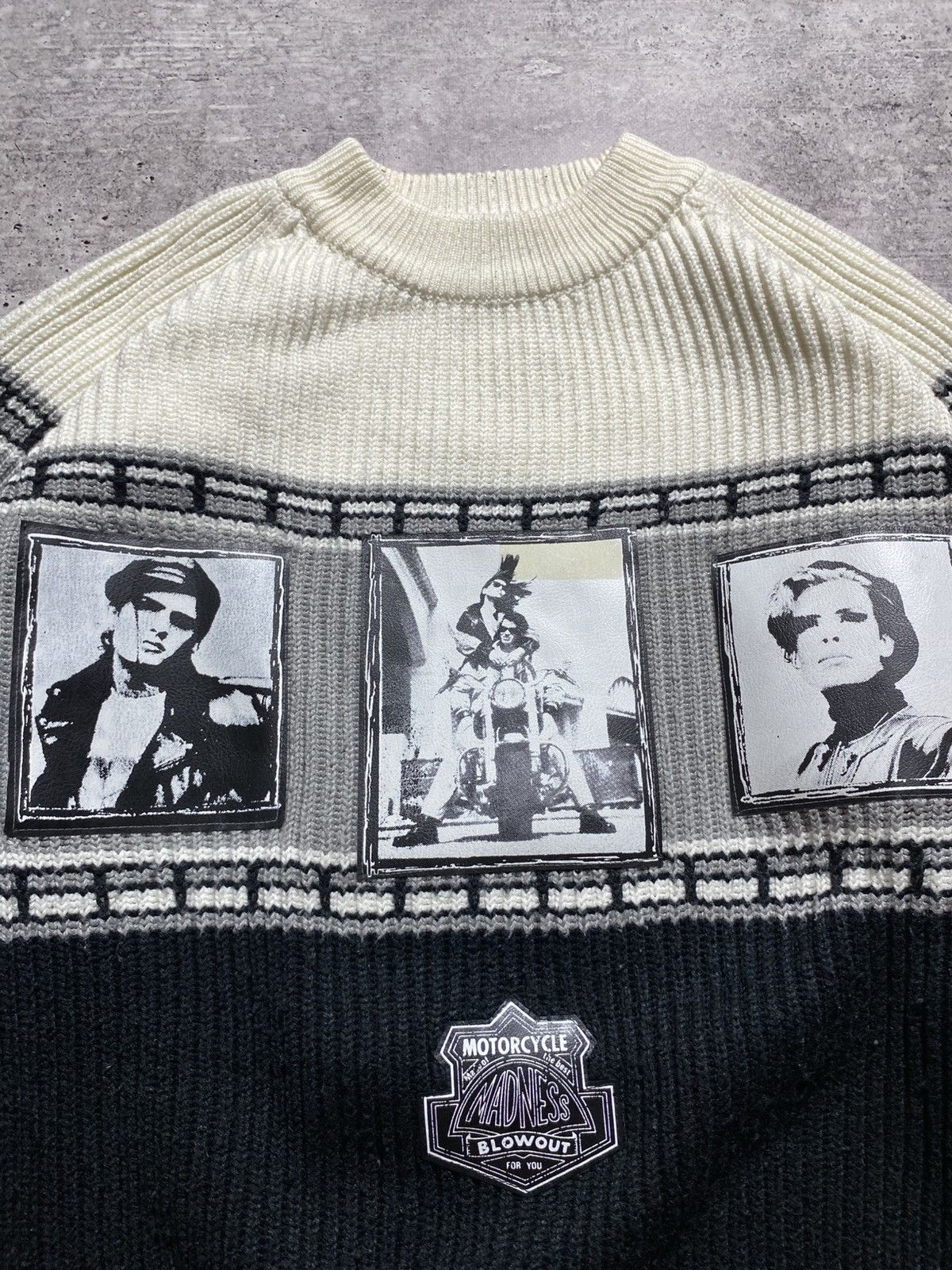 Harley Davidson × Vintage Motorcycle Blowout vintage sweater Size US M / EU 48-50 / 2 - 7 Thumbnail