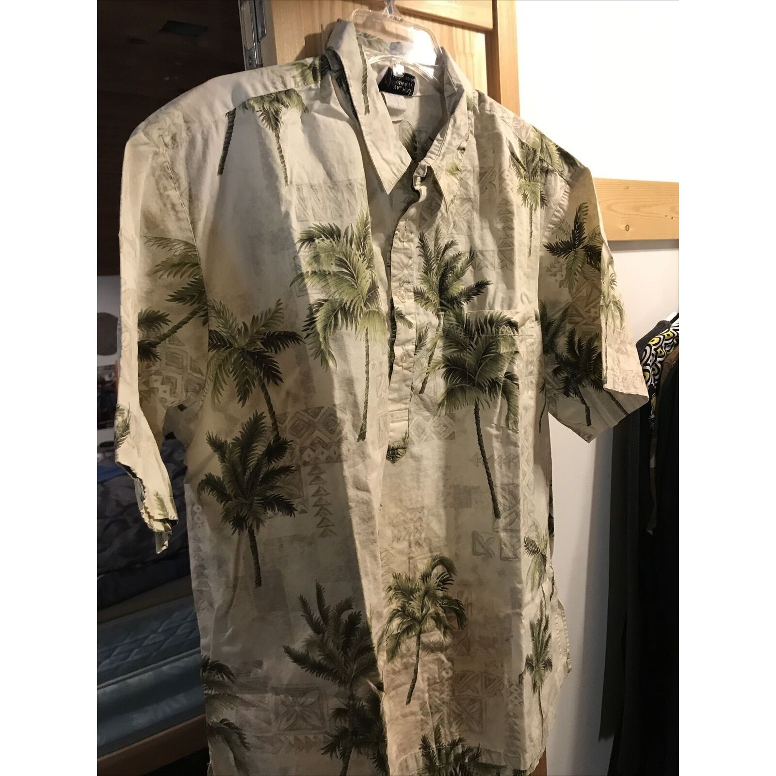 Other Malihini Vintage Men’s XL Beige Floral SS Hawaiian Shirt Size US XL / EU 56 / 4 - 8 Thumbnail