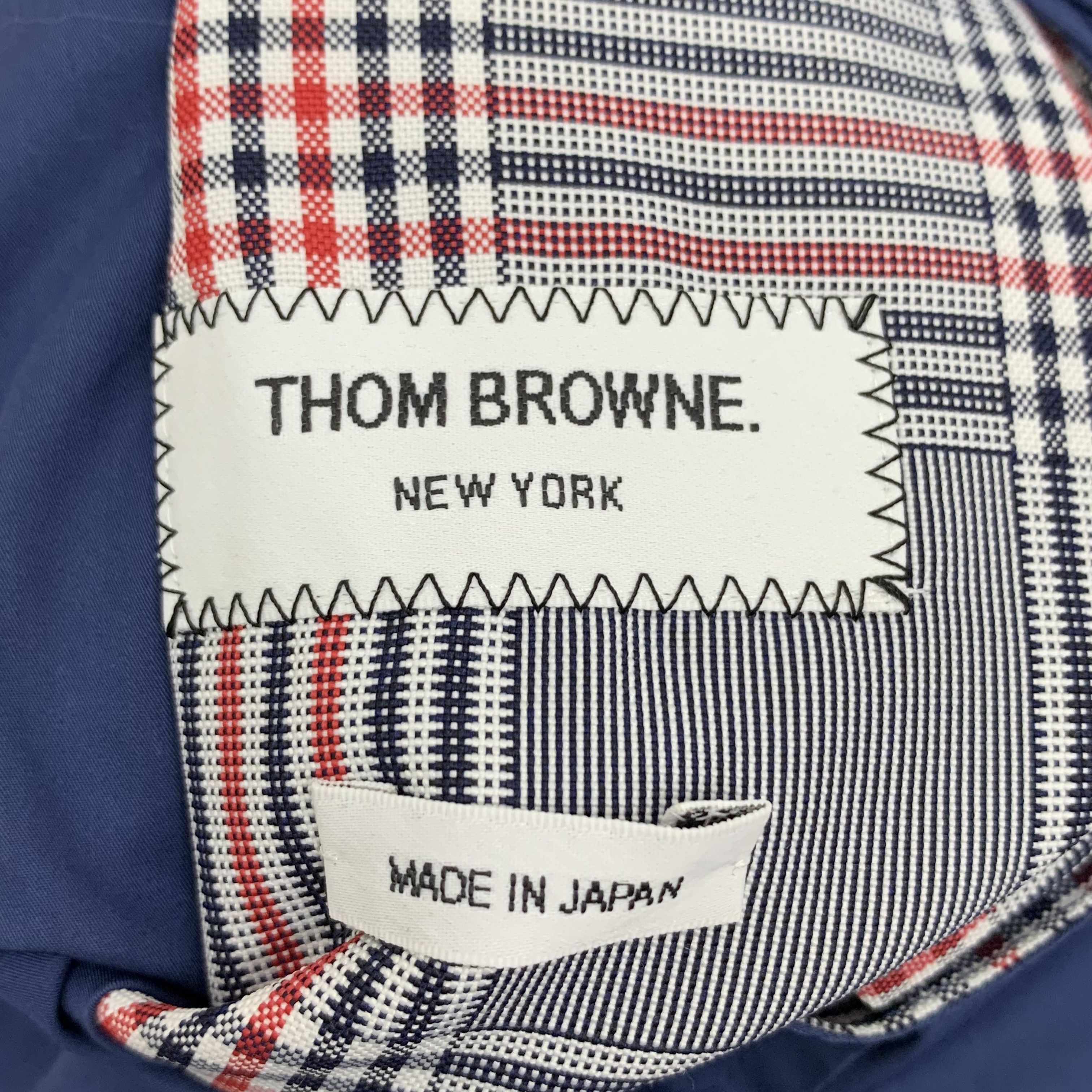 Thom Browne Thom Browne Check Trench Blue (1) Size S / US 4 / IT 40 - 6 Thumbnail