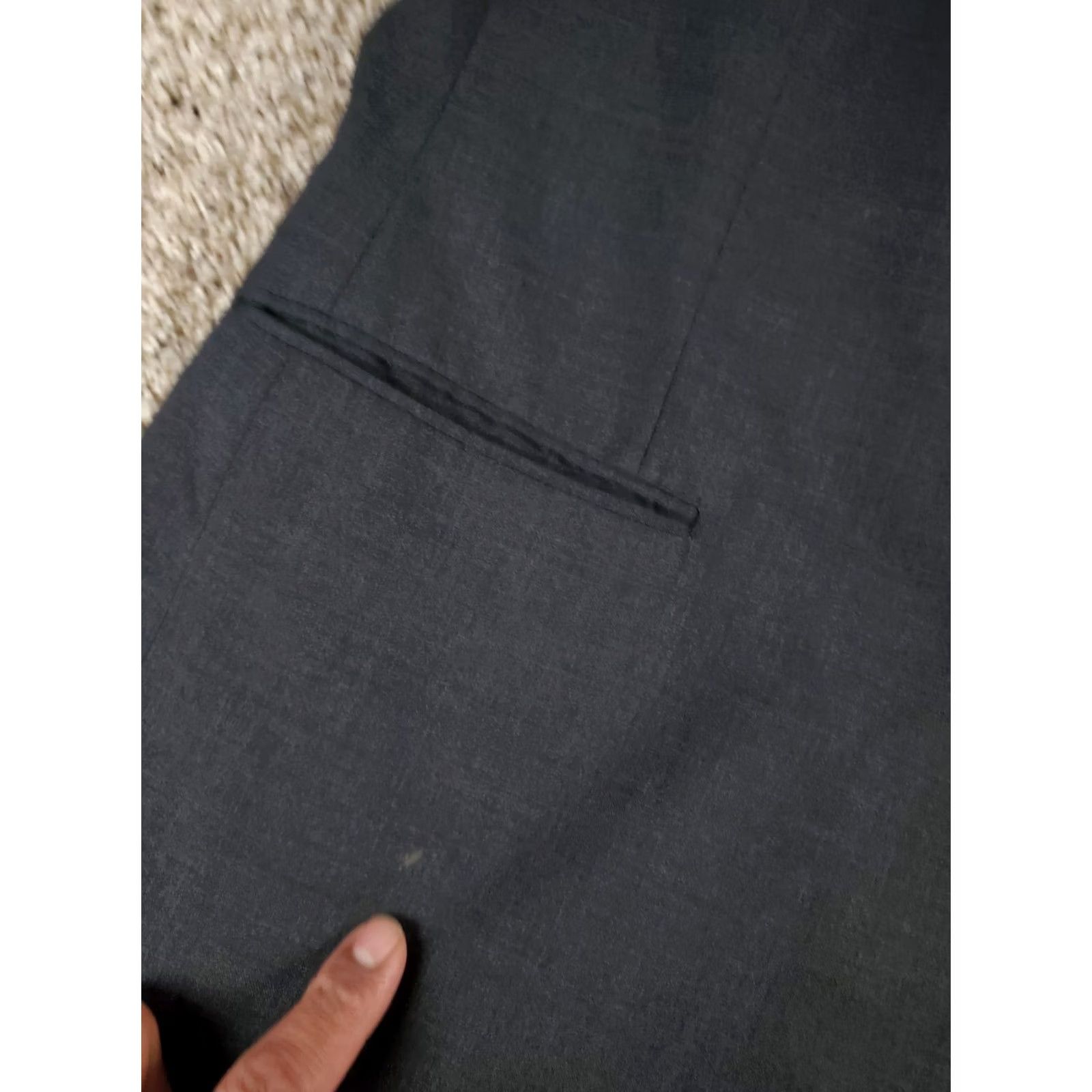 Brooks Brothers Brooks Brothers Suit Jacket 40 Short Men Charcoal Gray Wool 2 Piece Notch Lapel USA Made Classic Slim Fit Size US 40 / EU 56 - 4 Thumbnail