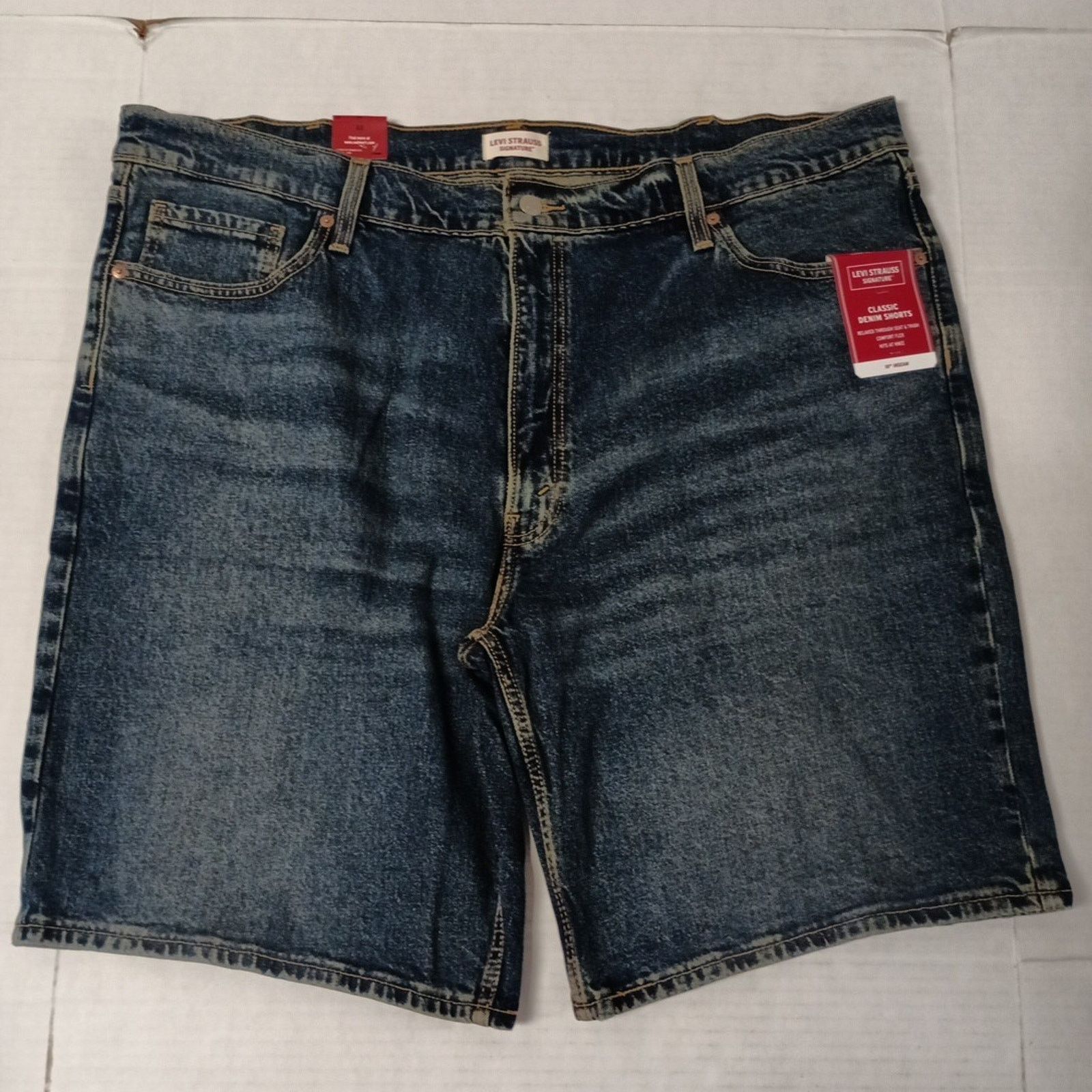 Levi's Levi Strauss Signature Shorts Men's 44 Blue 10' Inseam Size US 44 / EU 60 - 1 Thumbnail