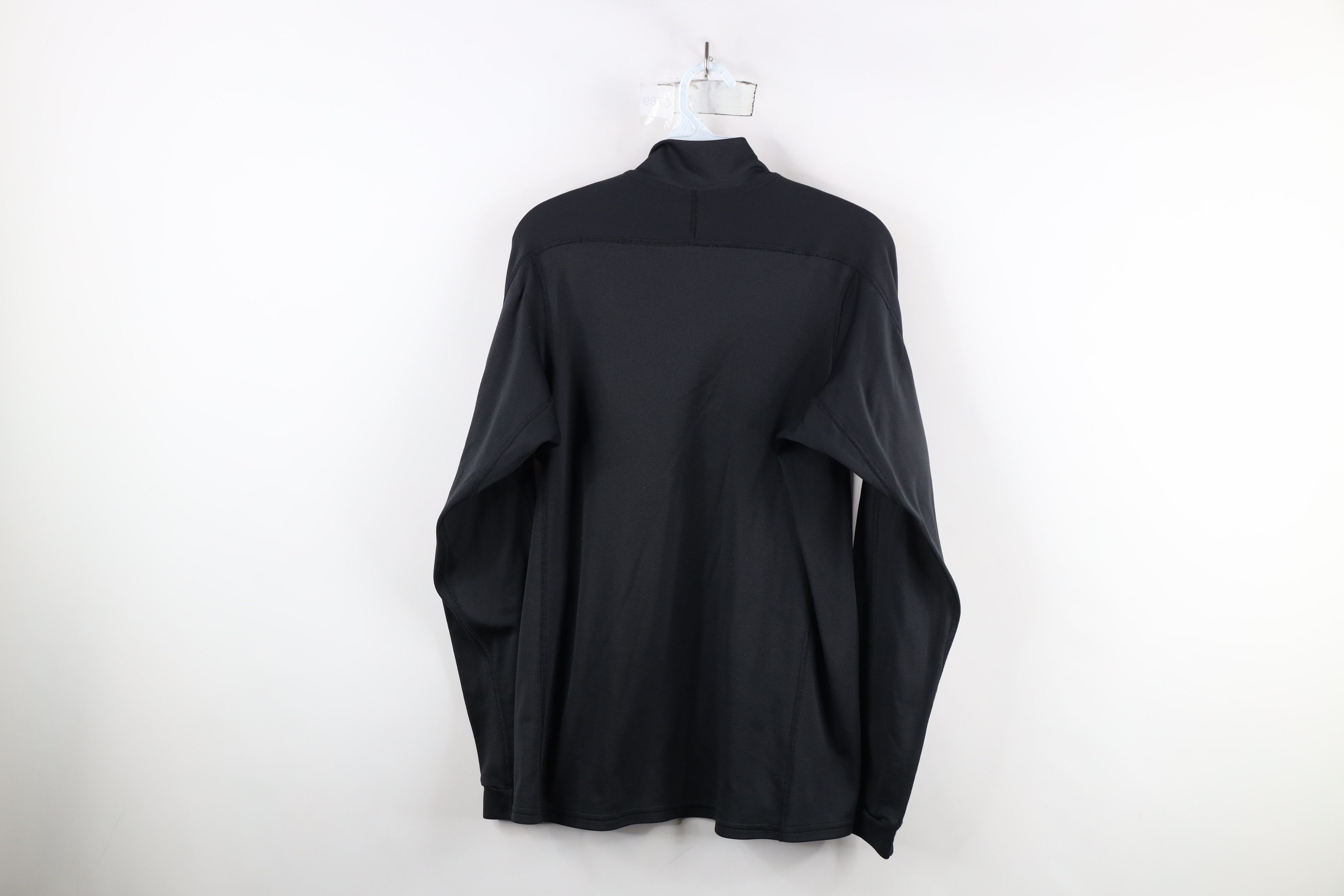 Nike × Vintage Vintage 90s Nike Mini Swoosh Half Zip Knit Top Jacket USA Size L / US 10 / IT 46 - 10 Thumbnail
