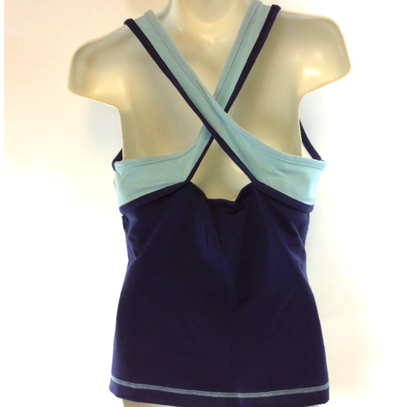 Adidas VINTAGE Adidas Fund Workout Tank ClimaLite Shirt Women’s M Splash Blue Nike Size M / US 6-8 / IT 42-44 - 3 Thumbnail