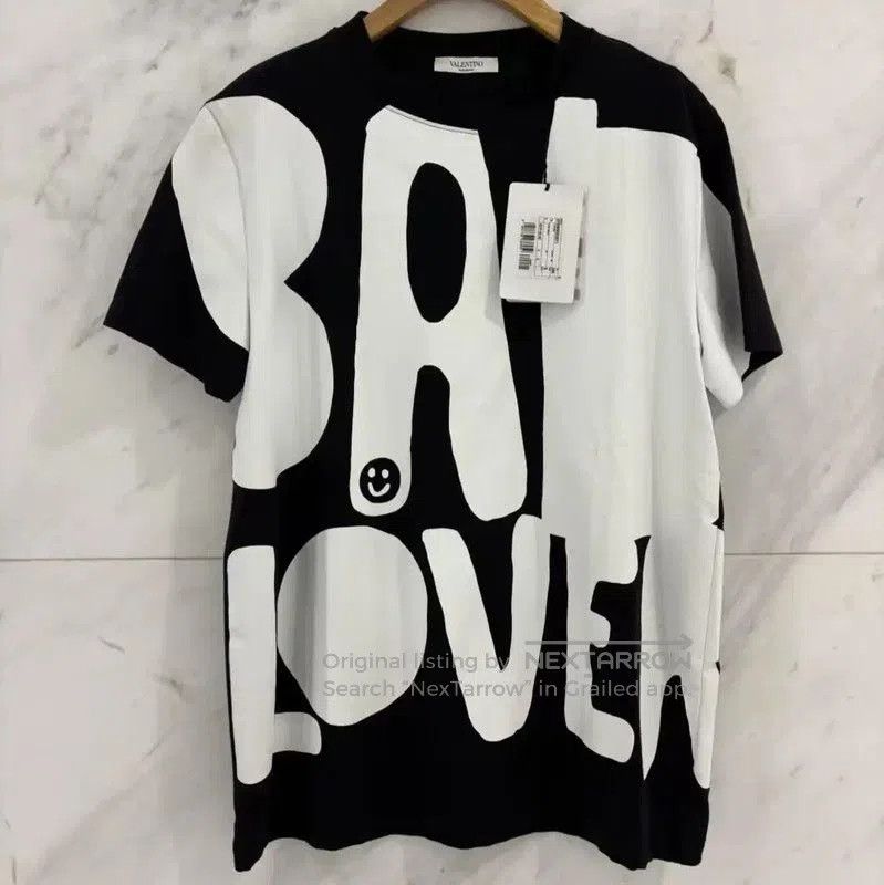 Valentino Valentino Black Cotton Printed Graphic T-Shirt . Size US S / EU 44-46 / 1 - 6 Thumbnail