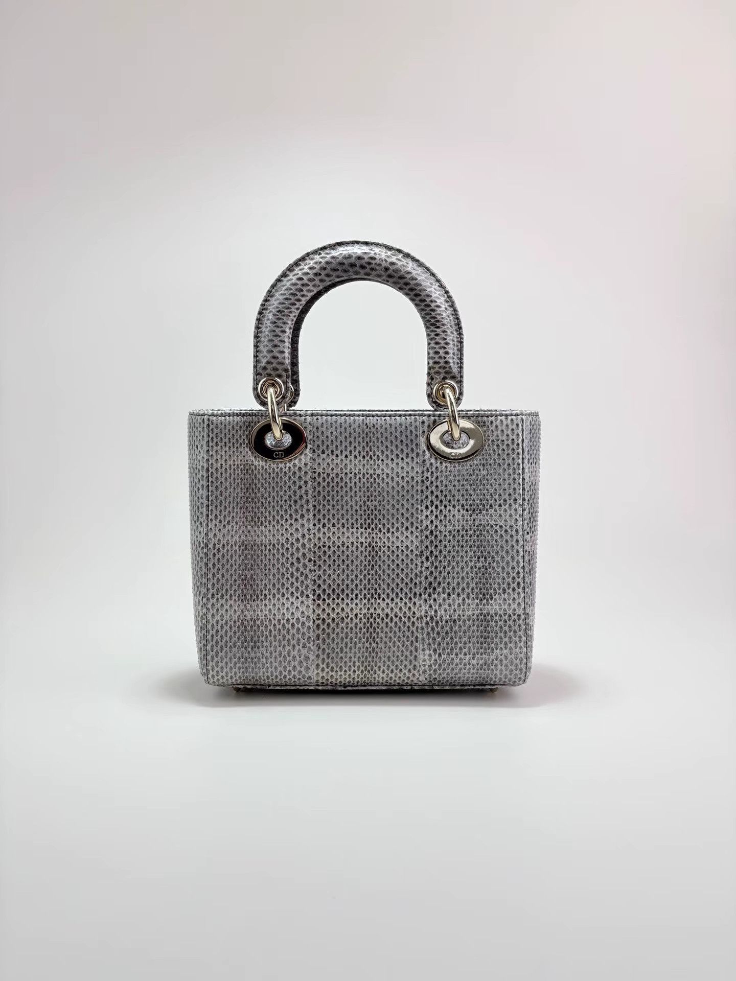 Dior DIOR Lady Dior Snakeskin 4-Grid Crossbody K1 Size ONE SIZE - 3 Thumbnail
