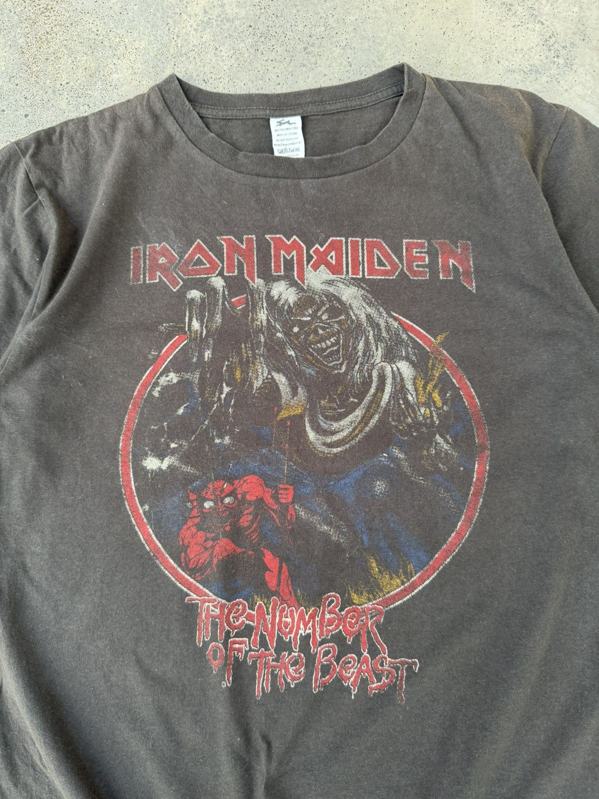 Band Tees Iron Maiden The Number of the Beast Size US M / EU 48-50 / 2 - 2 Thumbnail