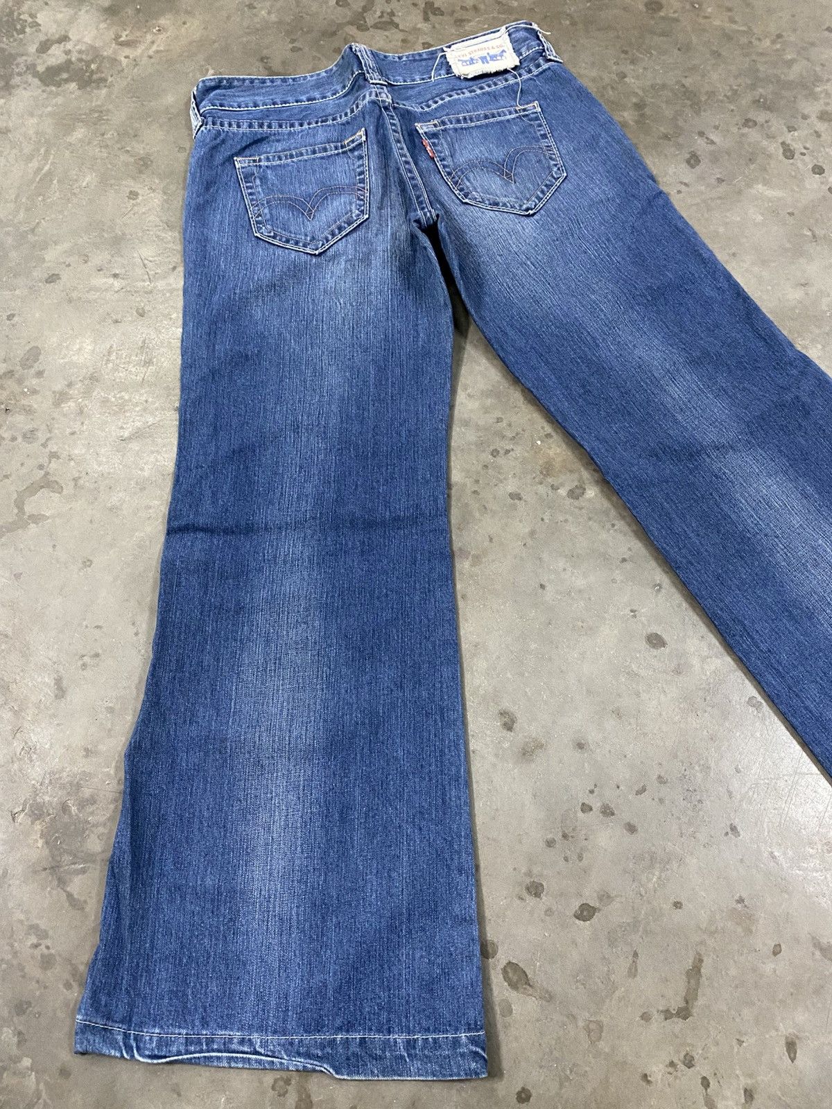 Levi's Baggy Jeans Levis Low Rise Flared @318 Size US 30 / EU 46 - 7 Thumbnail