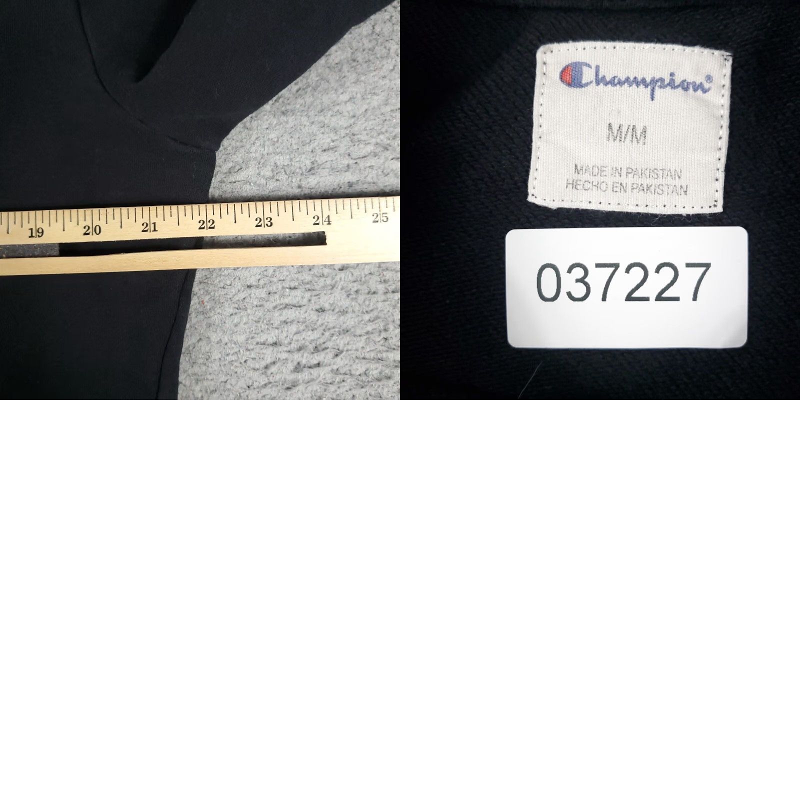 Champion Champion Pullover Sweater Mens Medium Black Crew Neck Long Sleeve Cotton Blend Size US M / EU 48-50 / 2 - 8 Thumbnail