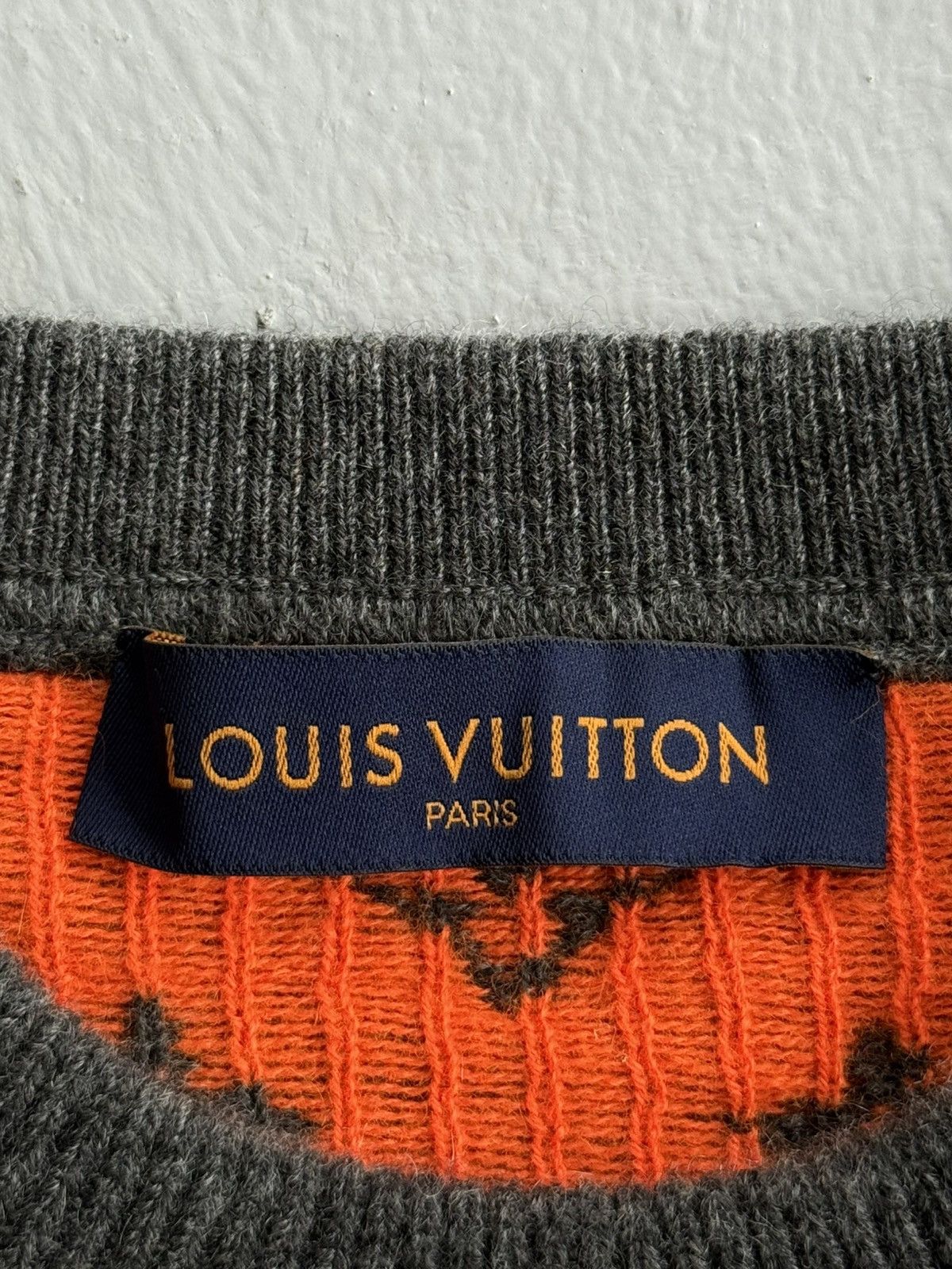 Louis Vuitton Louis Vuitton - Monogram Cashmere Knit Crewneck Size US L / EU 52-54 / 3 - 9 Thumbnail