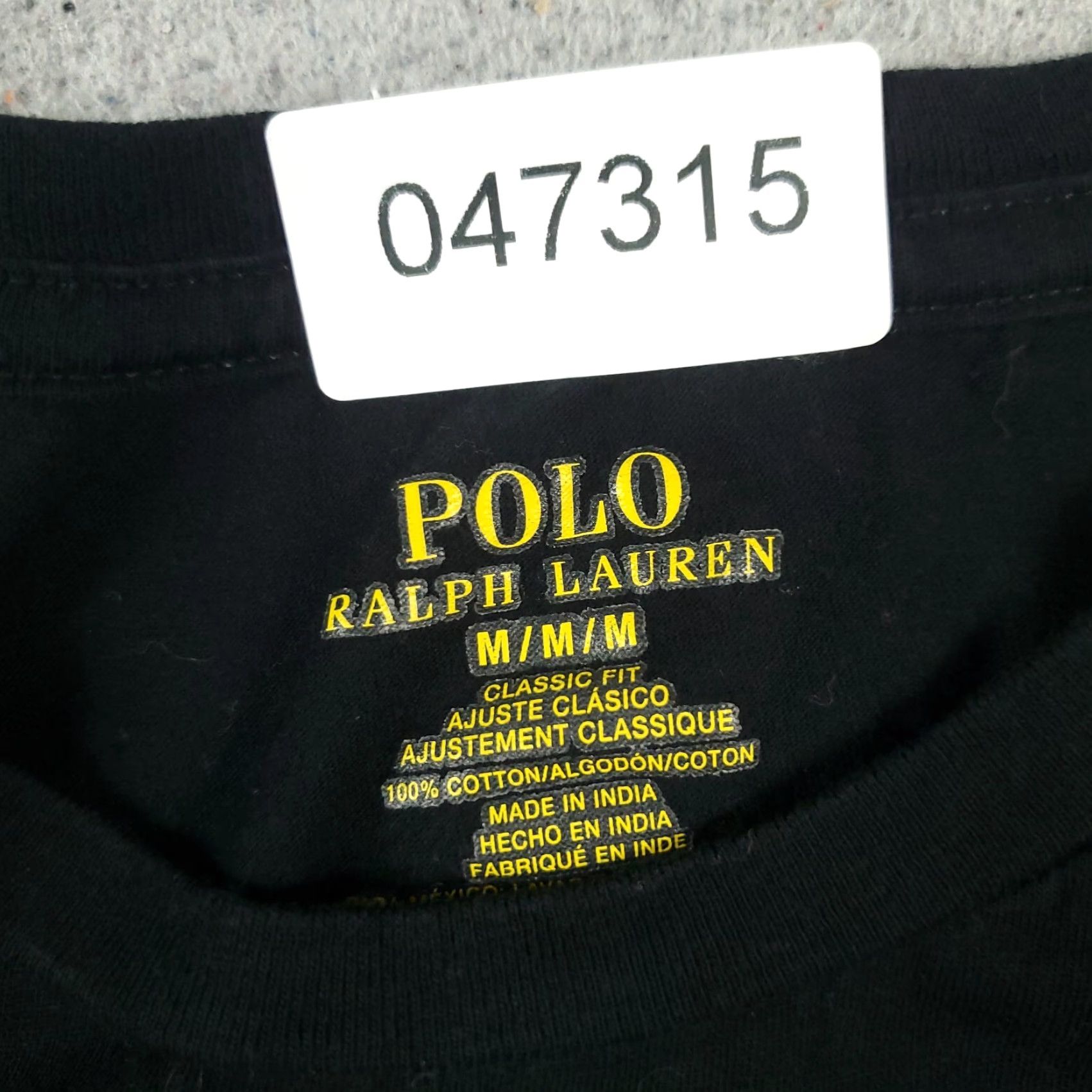 Ralph Lauren Polo Ralph Lauren T Shirt Mens Medium Black Pony Logo Short Sleeve Crew Neck Modern Classic Shirt Adult Medium Black Ralph Lauren Mens Size US M / EU 48-50 / 2 - 7 Thumbnail