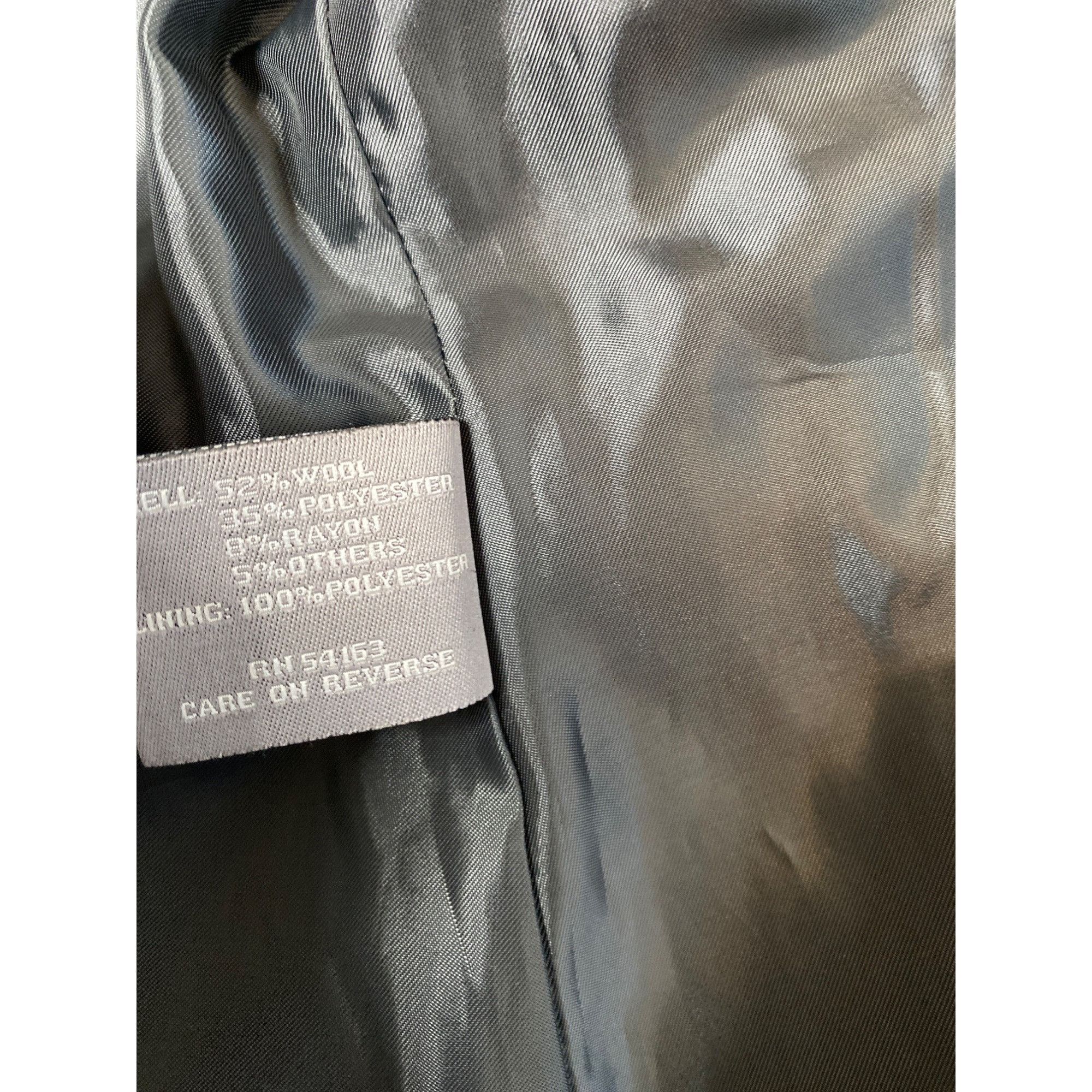 Vintage MARVIN RICHARDS NEW YORK WOMENS GRAY WOOL MILITARY STYLE COA Size S / US 4 / IT 40 - 8 Thumbnail