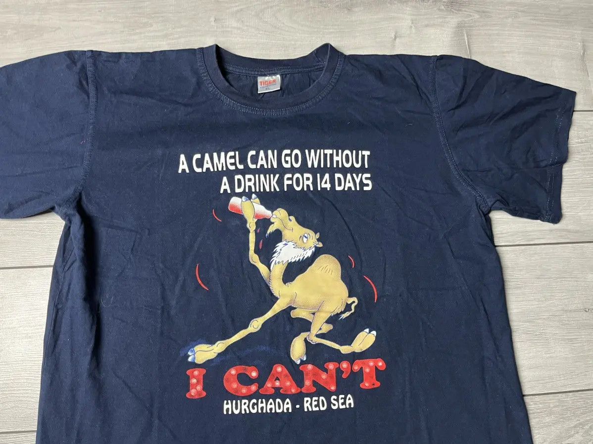 Band Tees Camel Tshirt drink humor size XLarge Size US XL / EU 56 / 4 - 3 Thumbnail