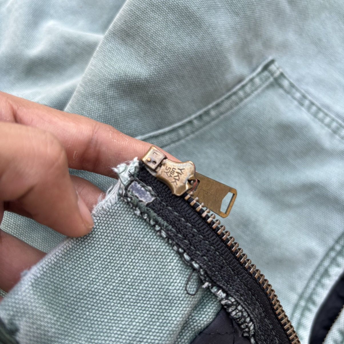 Carhartt Vintage 90s Sunfaded Carhartt Active Hood Jacket Size US S / EU 44-46 / 1 - 8 Thumbnail