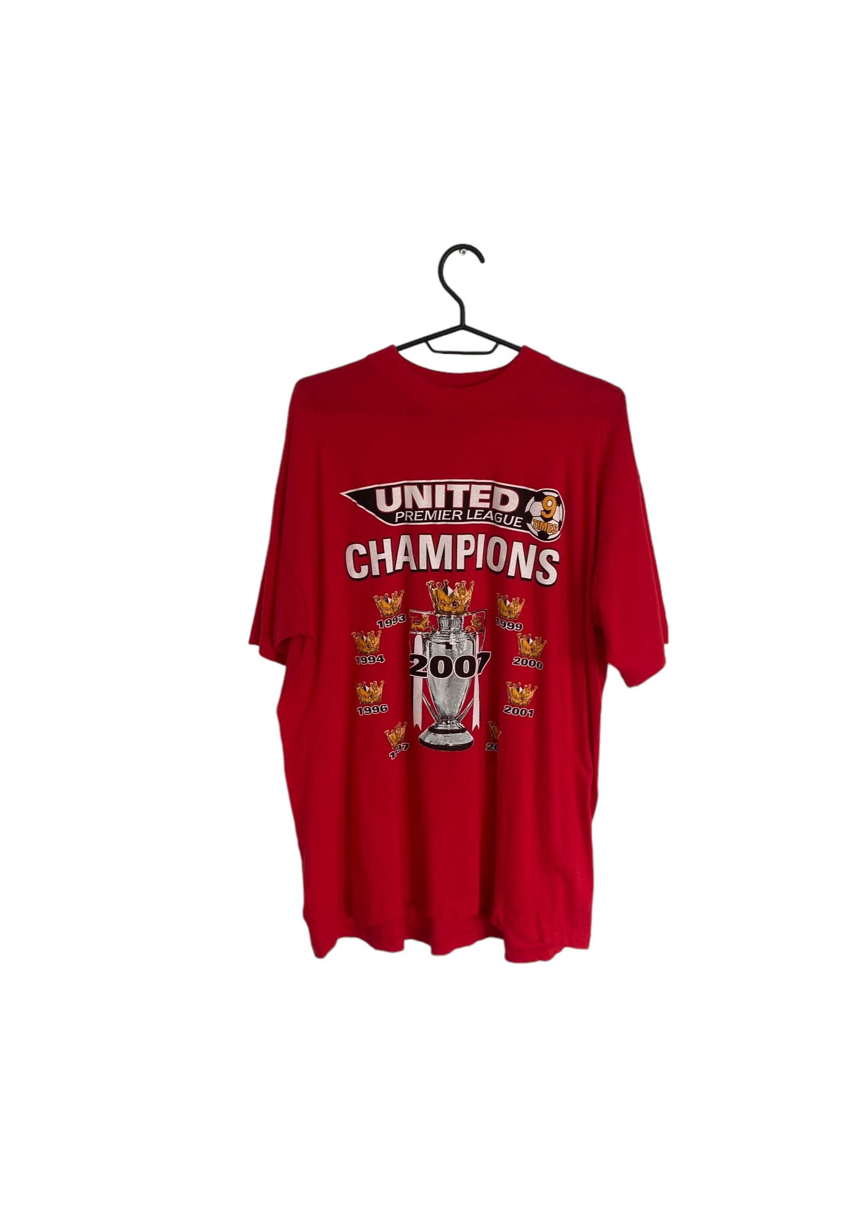 Vintage Manchester United 2007 champions vintage tee Size US L / EU 52-54 / 3 - 1 Thumbnail