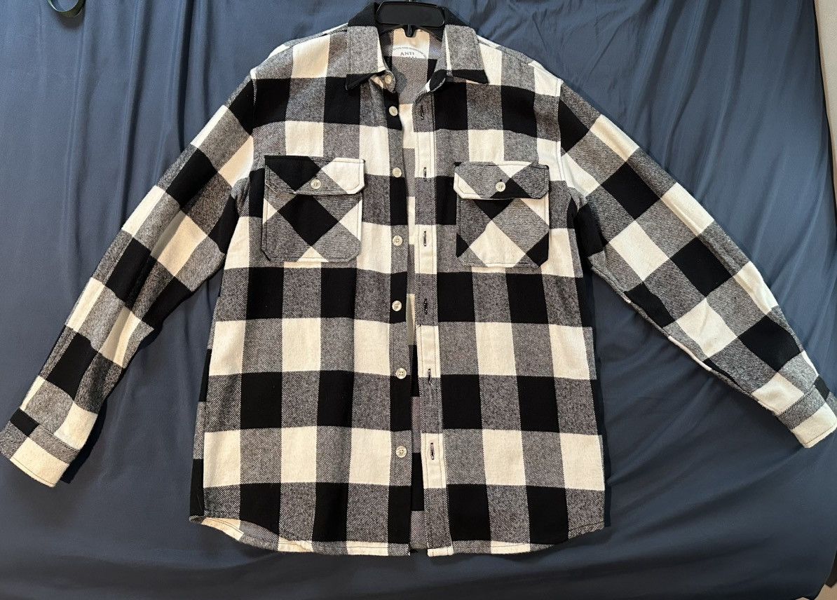 Anti Social Social Club × Vintage AntiSocialSocialClub KKoch Flannel long sleeve Size US M / EU 48-50 / 2 - 1 Thumbnail