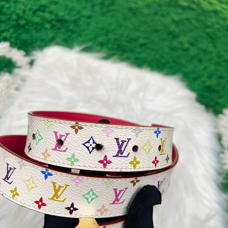 Louis Vuitton Louis Vuitton Multicolor Monogram Belt-2506 Size ONE SIZE - 5 Thumbnail
