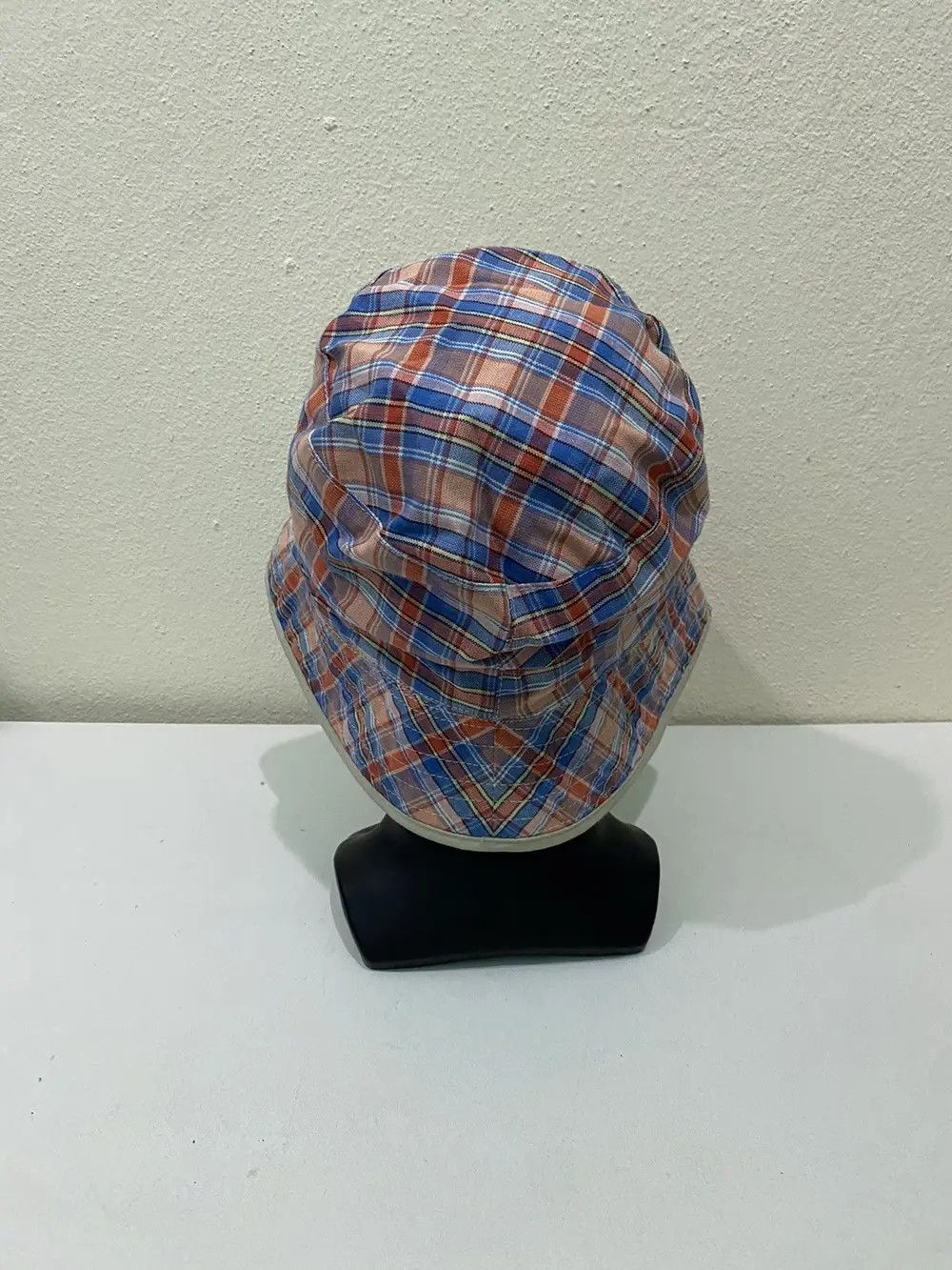 Japanese Brand × Vintage Japanese Brand Plaid Tartan Bucket Hat Size ONE SIZE - 4 Thumbnail