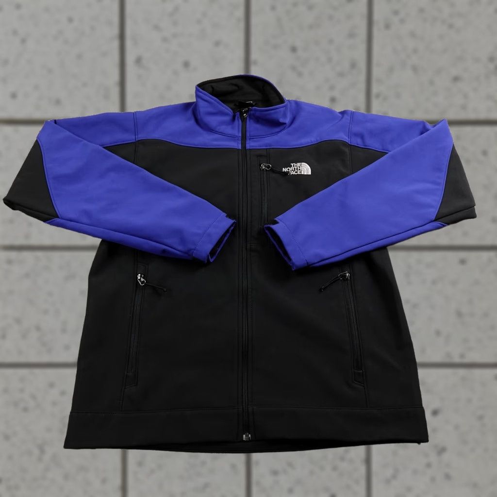 The North Face The North Face Apex Bionic The North Face Jacket Mens M Black Blue Softshell Full Zip Windproof Windwall Size US M / EU 48-50 / 2 - 1 Thumbnail