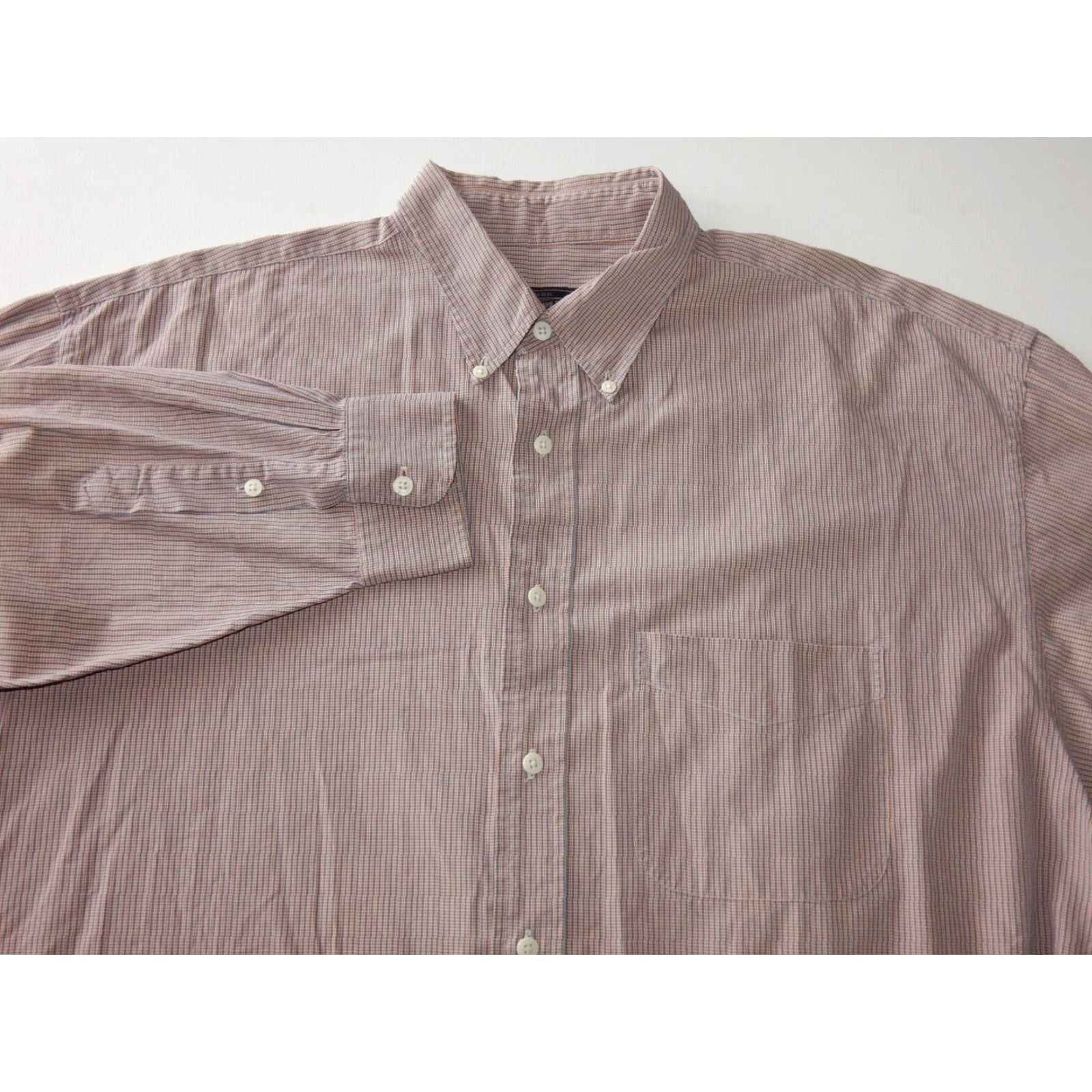Abercrombie & Fitch VINTAGE Abercrombie & Fitch Men's Long Sleeve Plaid Button-Up Shirt Size L Adults Red & Blue Size US L / EU 52-54 / 3 - 2 Thumbnail