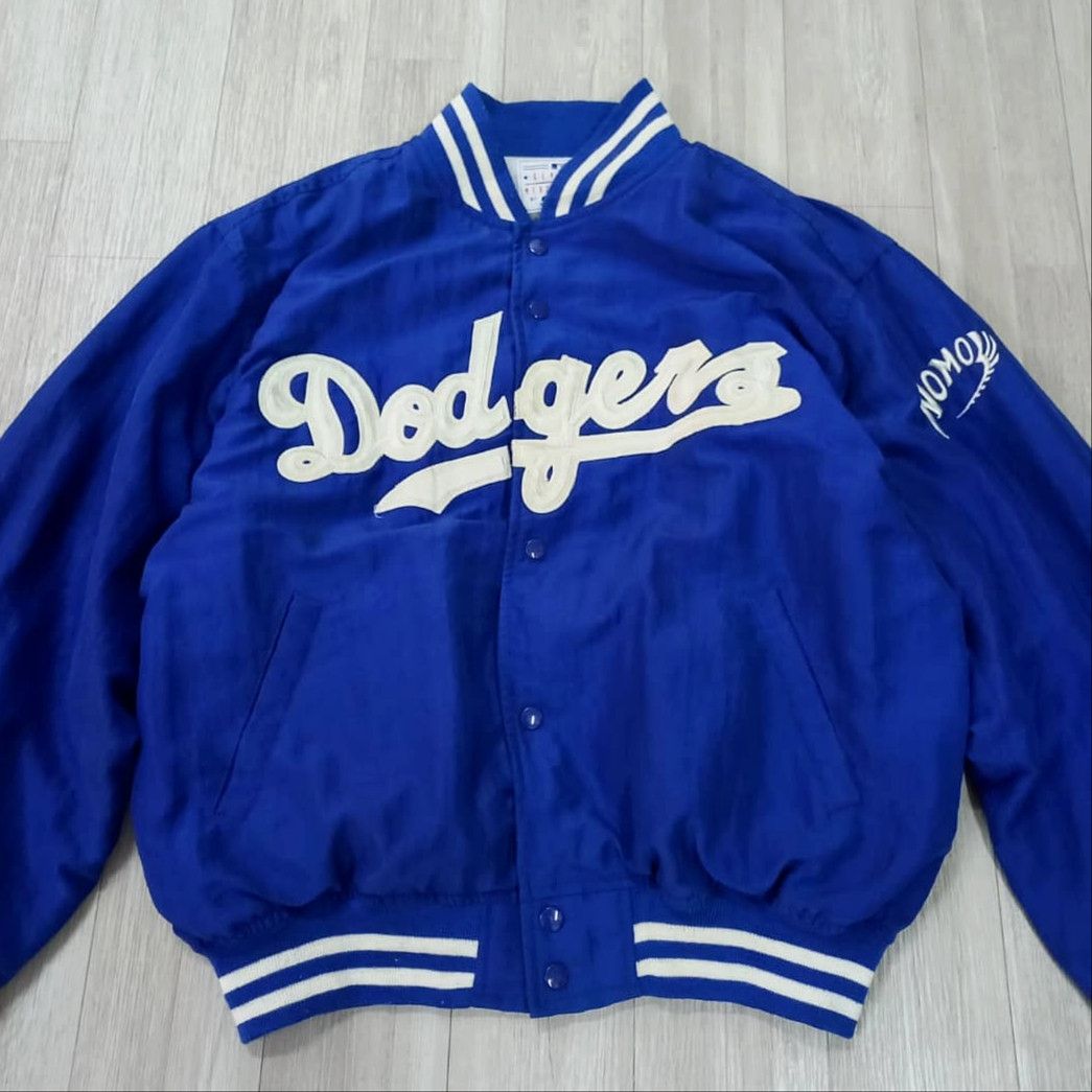 Starter Vintage Starter MLB LA Dodger Hideo Nomo Jacket Size US XL / EU 56 / 4 - 4 Thumbnail