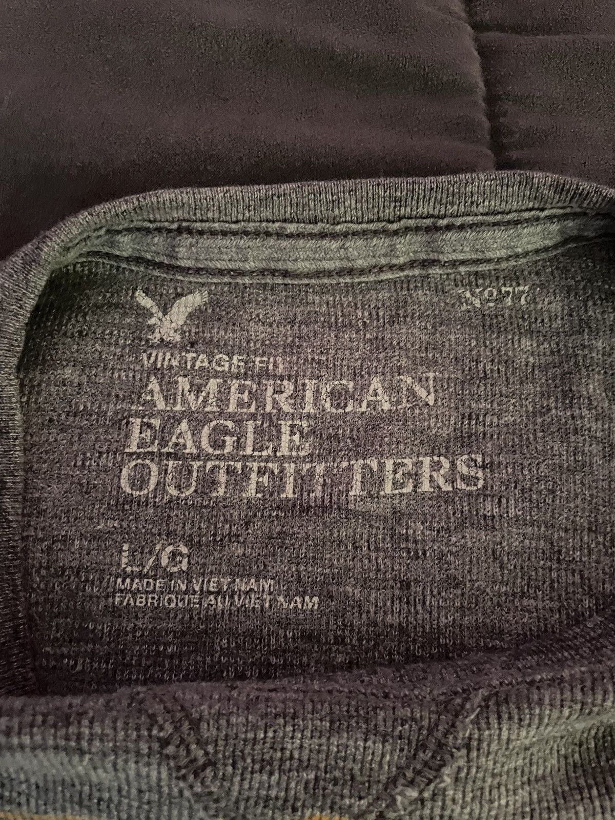 American Eagle Outfitters American Eagle Vintage Thermal Long-sleeve (Grey) Size US L / EU 52-54 / 3 - 4 Thumbnail