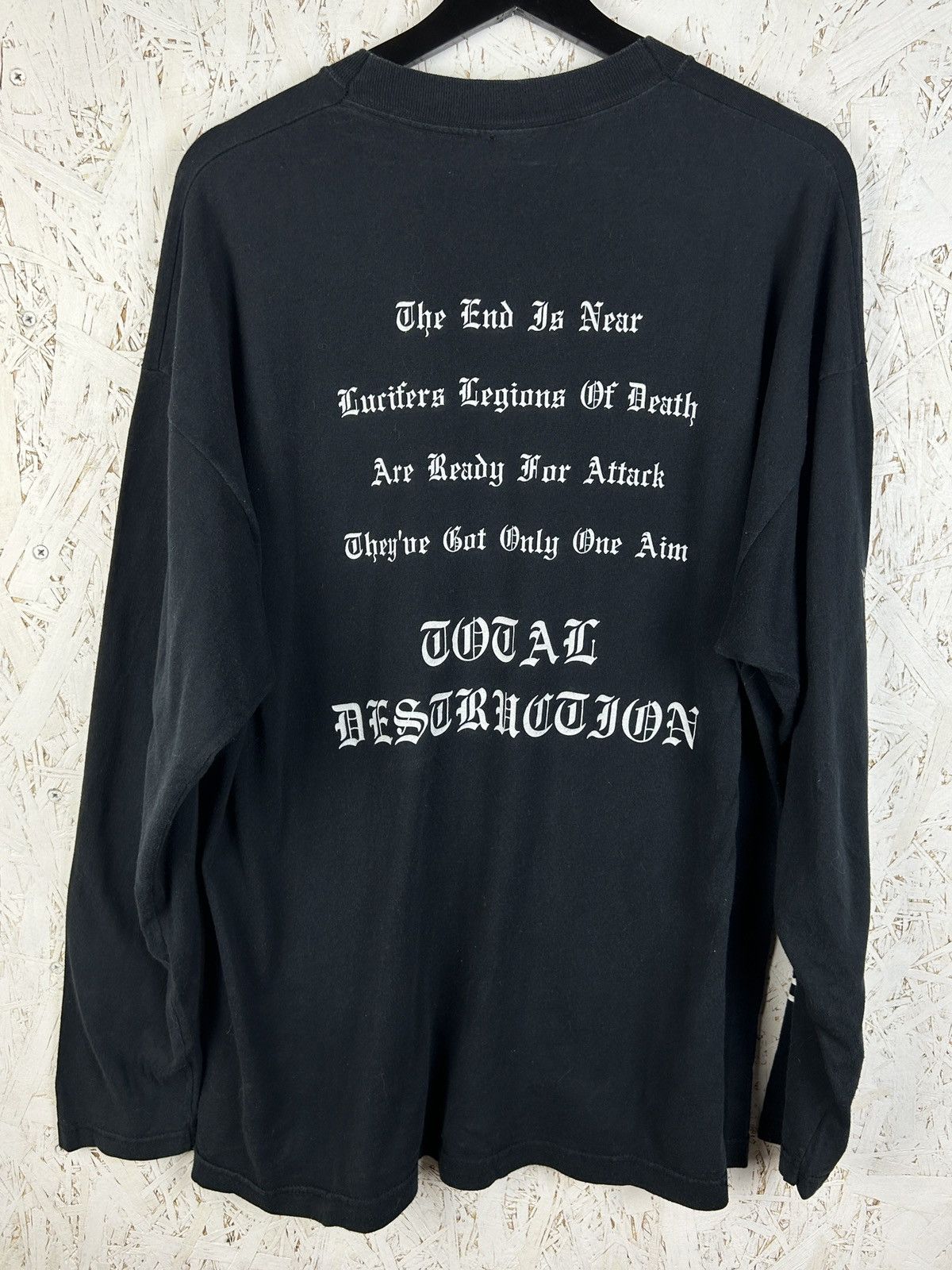 Band Tees Vintage Destruction Sentence Of Death Metal Long Sleeve L/XL Size US XL / EU 56 / 4 - 6 Thumbnail