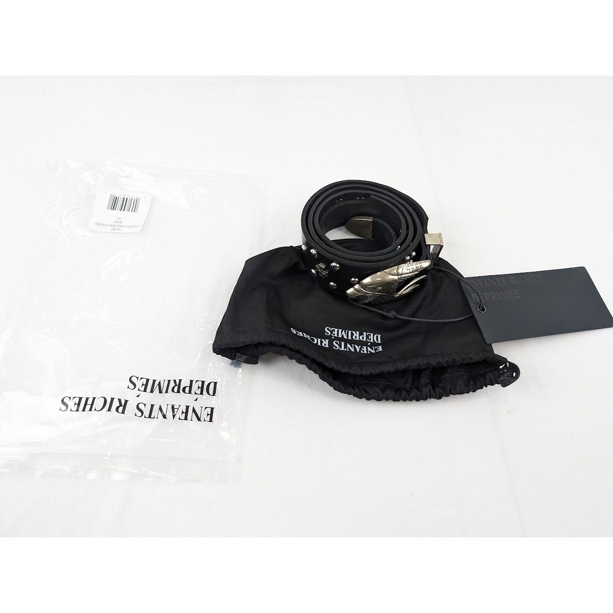 Enfants Riches Deprimes o1rshd1 Size:110 / Eagle Petit Iron Cross Stud Belt in Black Size 44 - 14 Thumbnail