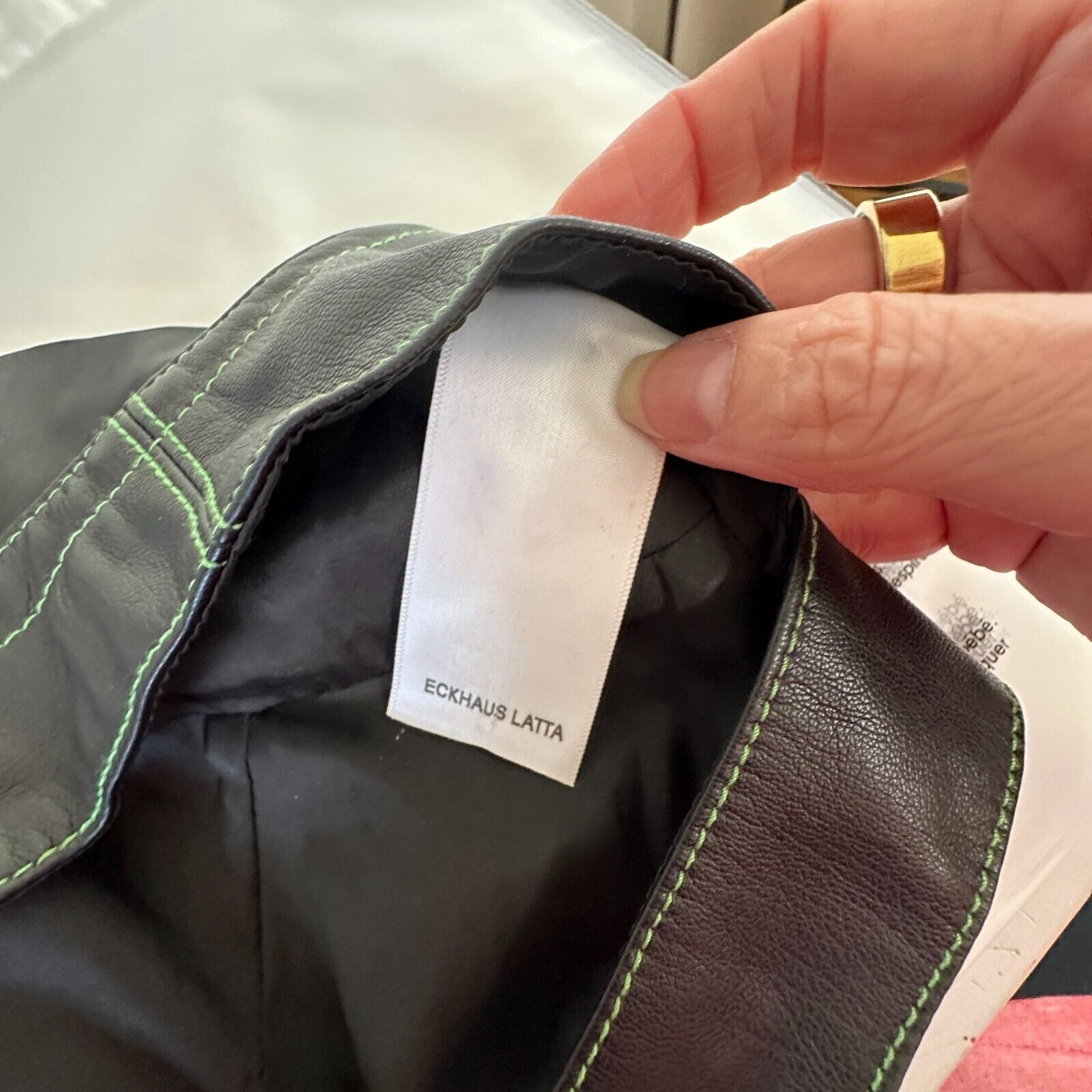 Eckhaus Latta NWOT Eckhaus Latta Black Halterneck Tonal Stitch Scoop Neck Size M / US 6-8 / IT 42-44 - 9 Thumbnail