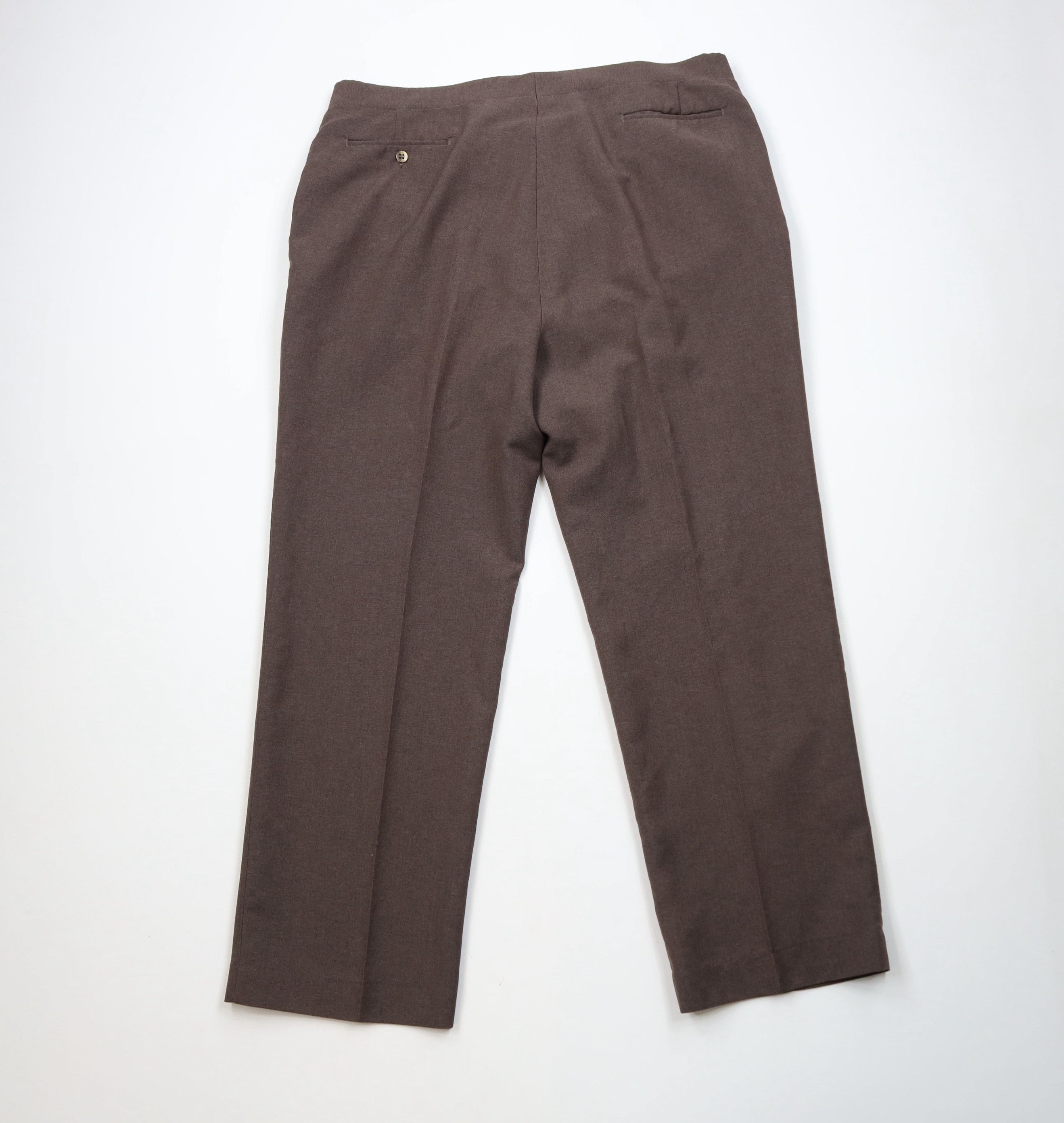 Vintage Vintage 70s Streetwear Flared Wide Leg Chino Pants Brown USA Size US 42 / EU 58 - 9 Thumbnail