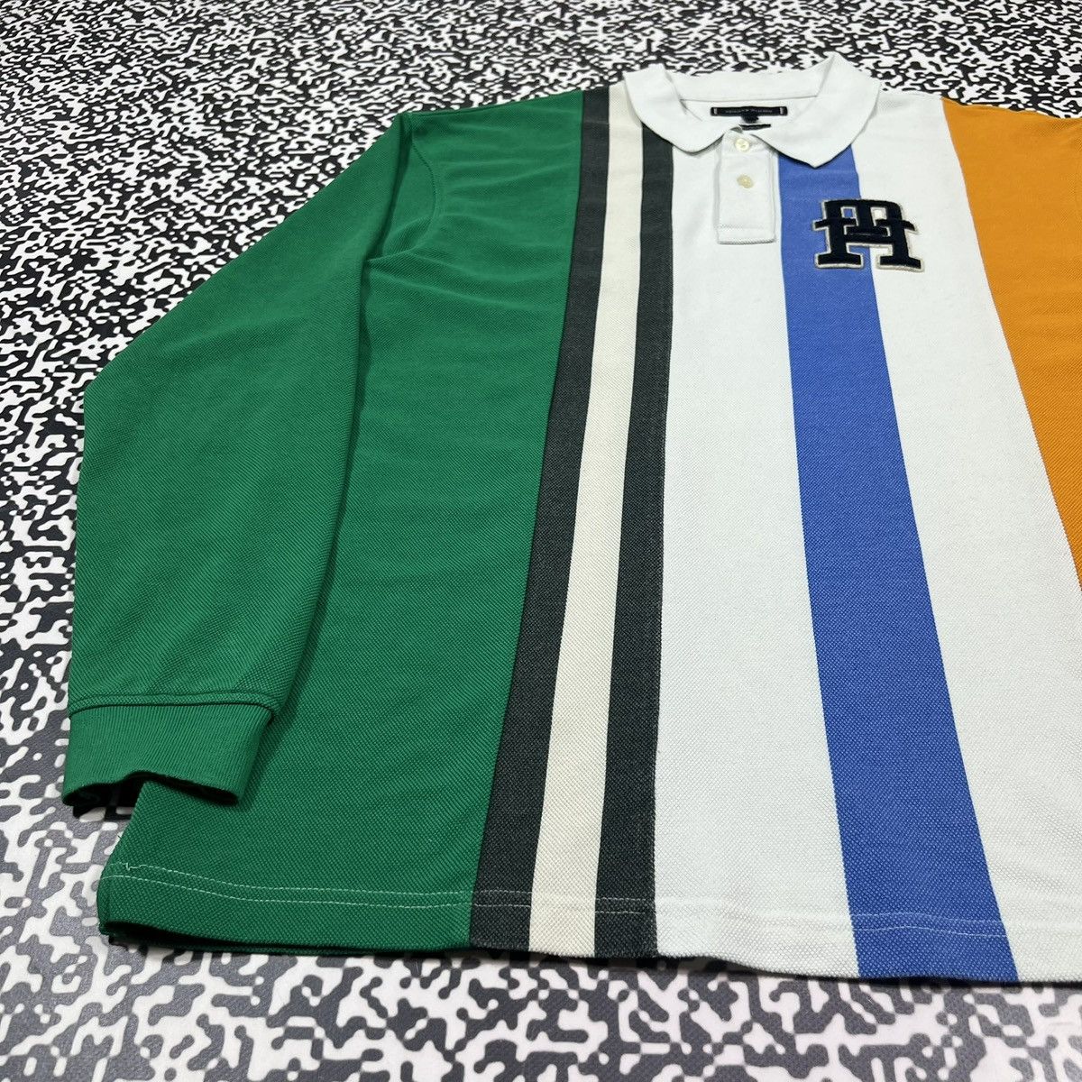 Tommy Hilfiger Vintage Y2K Tommy Hilfiger Archive Fit Polo Longsleeve Size US L / EU 52-54 / 3 - 7 Thumbnail