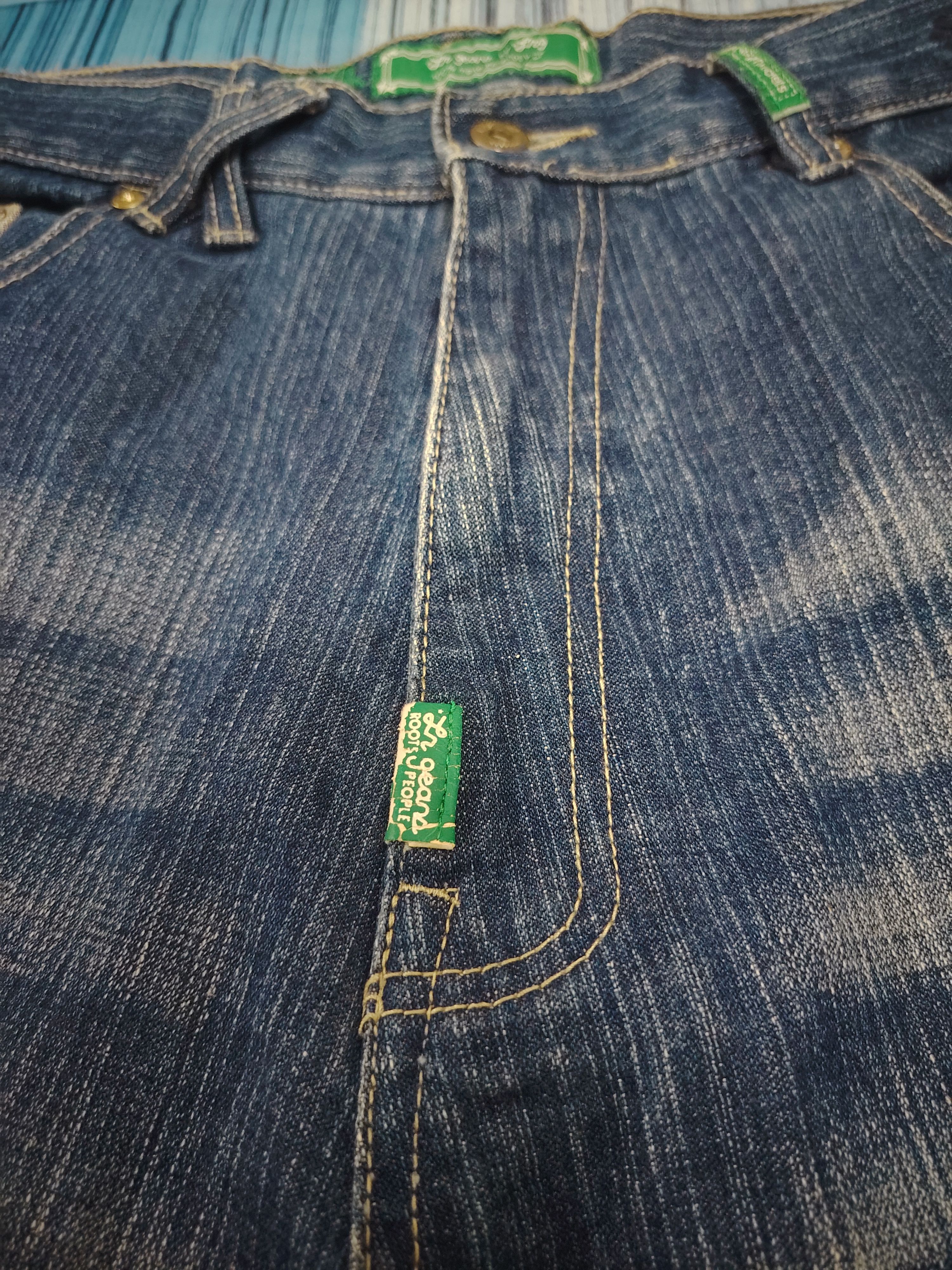 Japanese Brand 💥Insane💥 90's LRG Baggy Flared Jeans Size US 35 - 6 Thumbnail