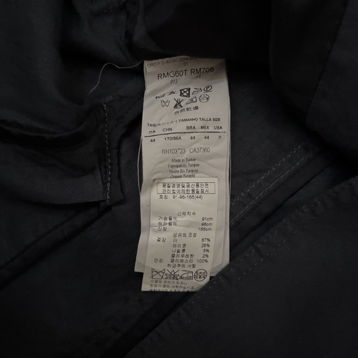 Armani Collezioni Vintage Armani Collezione Utility Blazers Jacket Size M / US 6-8 / IT 42-44 - 7 Thumbnail