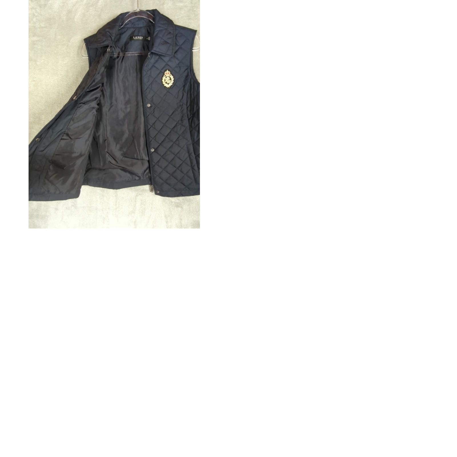 Ralph Lauren Lauren Ralph Lauren Vest Women Navy Blue sz M Quilted Preppy Capsule NWT Size M / US 6-8 / IT 42-44 - 10 Thumbnail