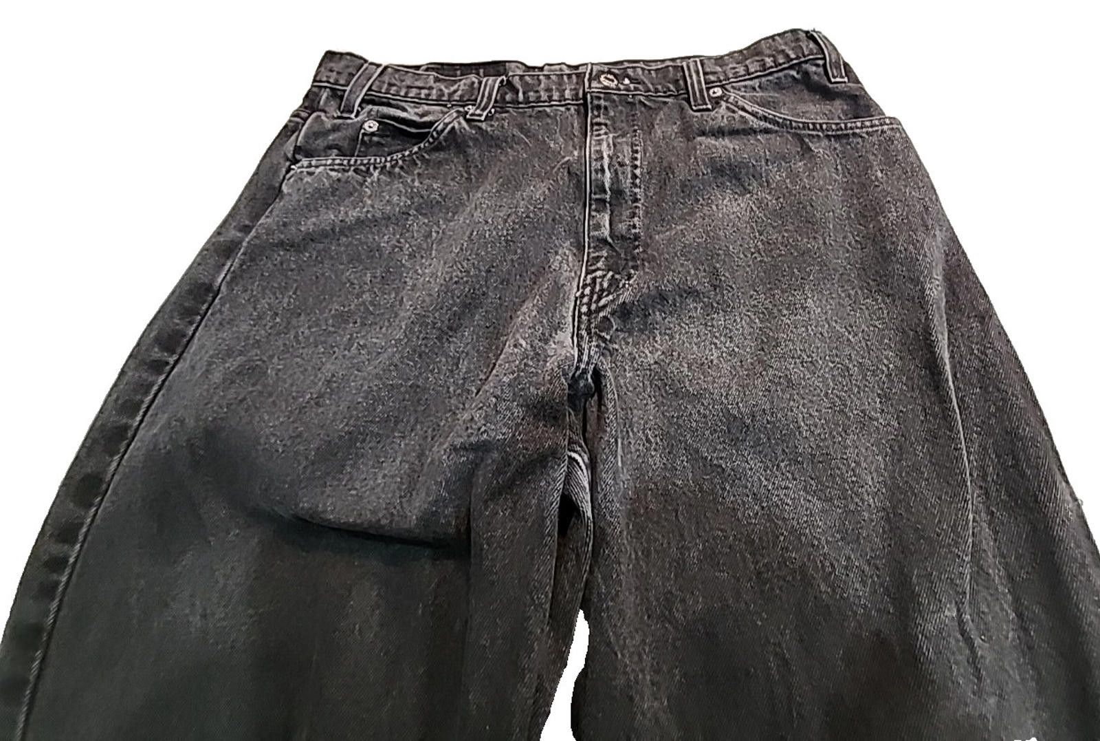 Levi's Levi's 550 Black Jeans Actual 34Wx31 Relaxed Fit Tapered Leg Size US 34 / EU 50 - 7 Thumbnail