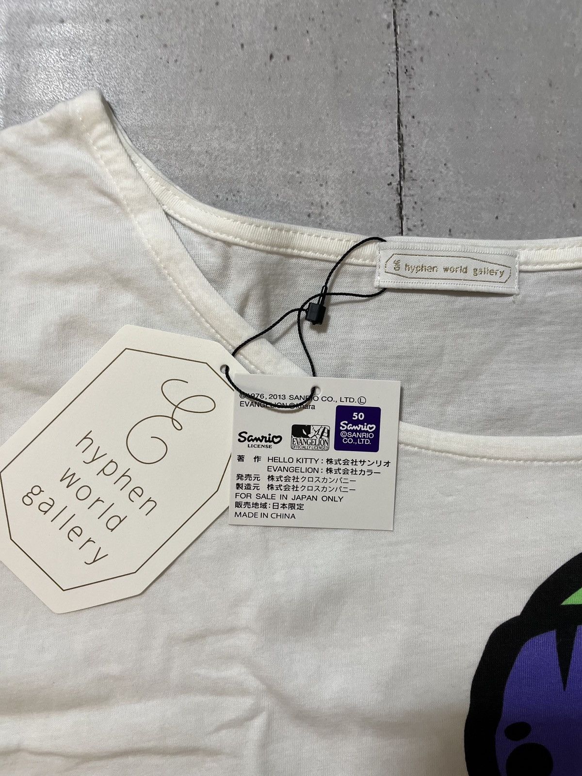 Japanese Brand 【16】E hyphen world gallery × Hello Kitty × evangelion shirts Size ONE SIZE - 5 Thumbnail