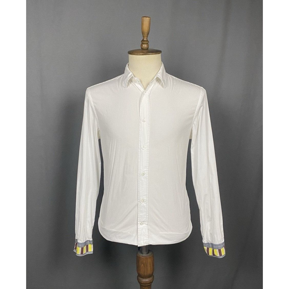 Acne Studios Acne Studios Jeffrey Cuff Men's White Longsleeve Shirt Size Size US L / EU 52-54 / 3 - 1 Thumbnail