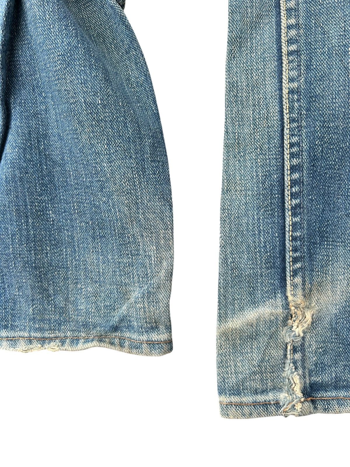 Kapital × Vintage × Wrangler VINTAGE WRANGLER BLUE BELL SELVEDGE DISTRESSED RUSTY DENIM Size US 30 / EU 46 - 11 Thumbnail