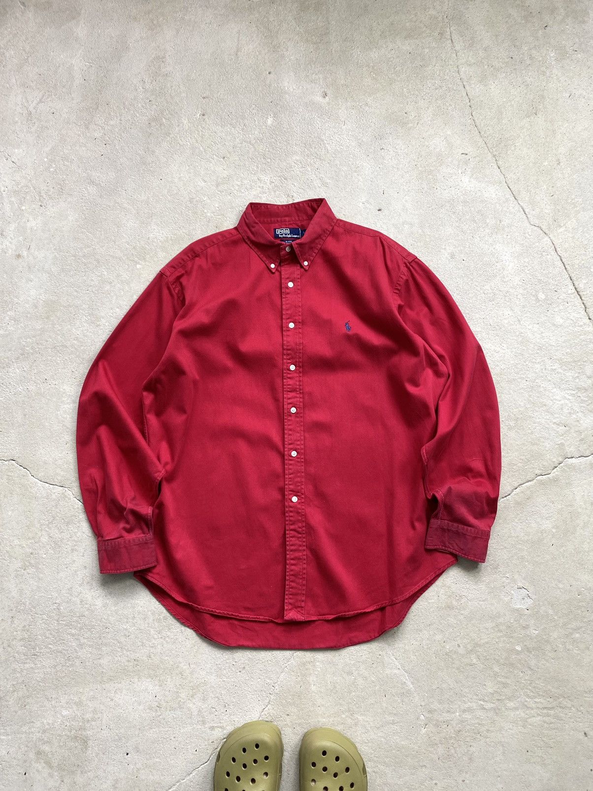 Polo Ralph Lauren 90’s Vintage Polo Ralph Lauren Denim Shirt Y2K Size US L / EU 52-54 / 3 - 2 Thumbnail