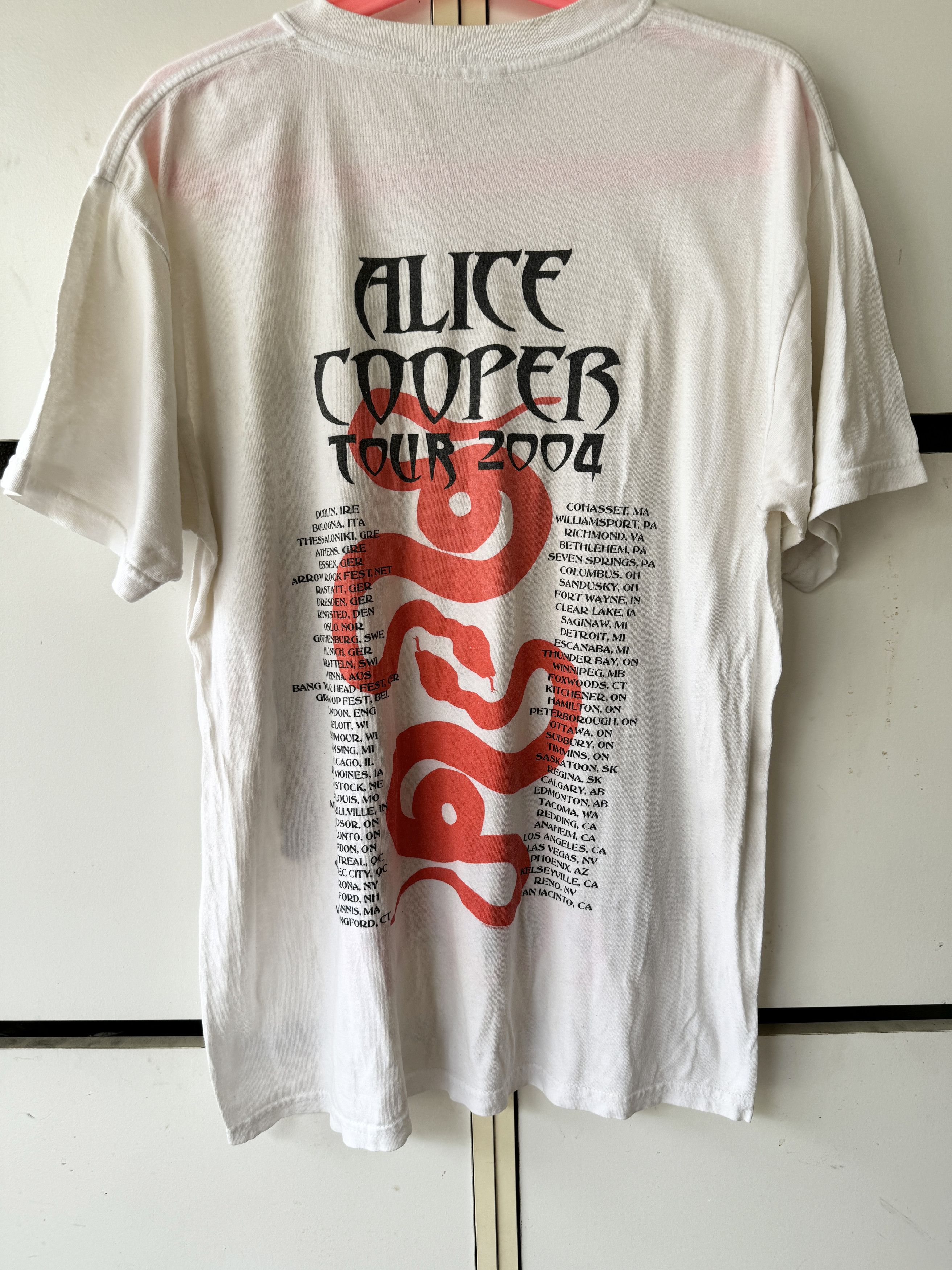 Band Tees 2004 ALICE AND CHAIN ROCK BAND AMERICAN TOUR T SHIRT Size US M / EU 48-50 / 2 - 2 Thumbnail