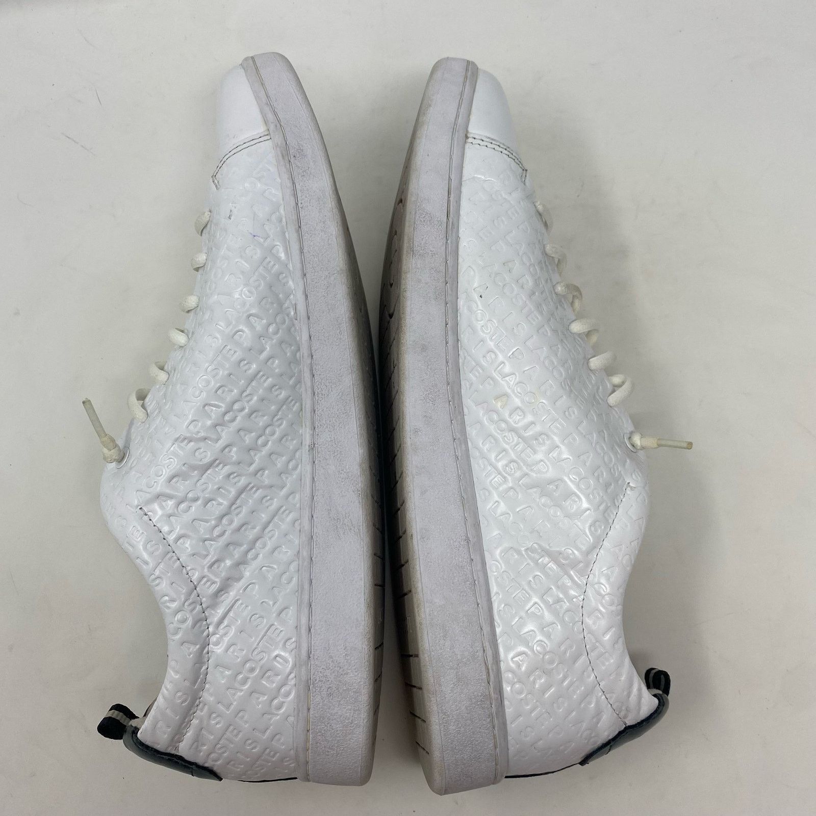 Lacoste Lacoste Carnaby White Leather Lace Up Sneakers Mens 11.5 Size US 11.5 / EU 44-45 - 6 Thumbnail