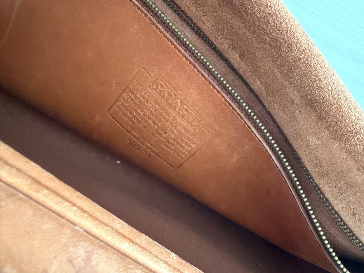 Coach Vintage Coach 5279 Brown Leather Messenger Bag Leather Size ONE SIZE - 13 Thumbnail