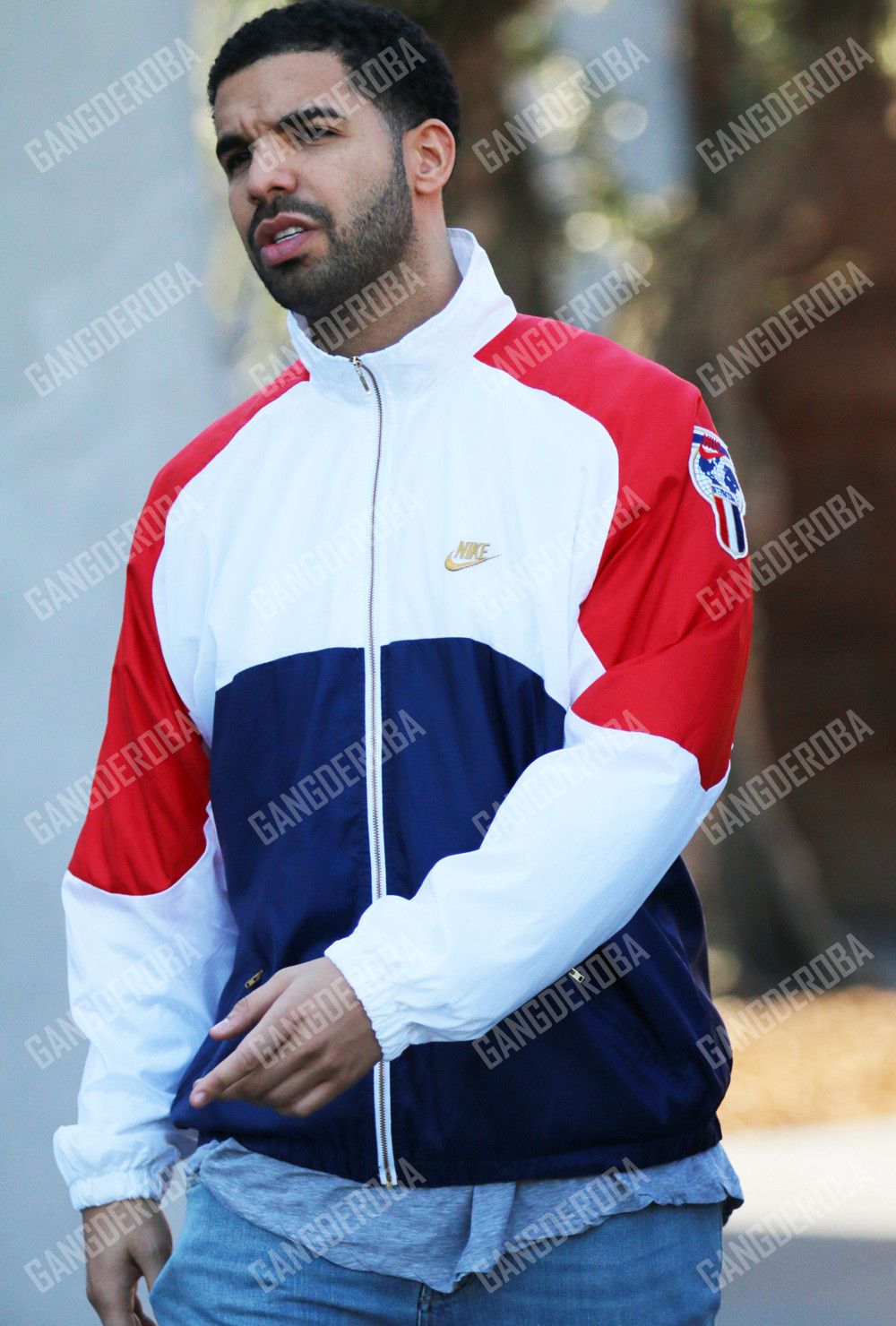Nike RARE Vintage 80s NIKE INTERNATIONAL Track Jacket Drake Style Size US M / EU 48-50 / 2 - 4 Thumbnail