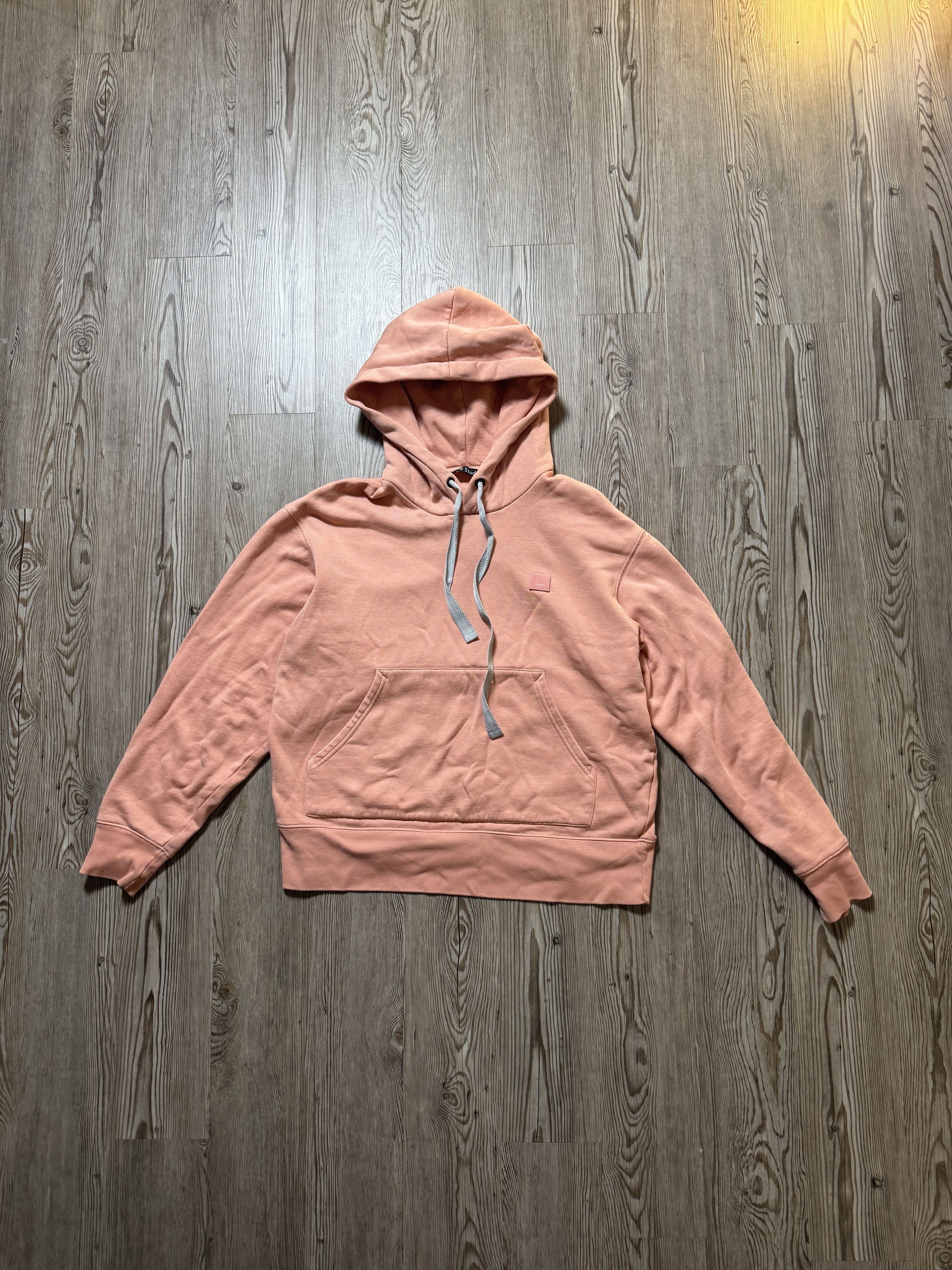 Acne Studios Ferris Face Hoodie - Dusty Pink Size US M / EU 48-50 / 2 - 2 Thumbnail