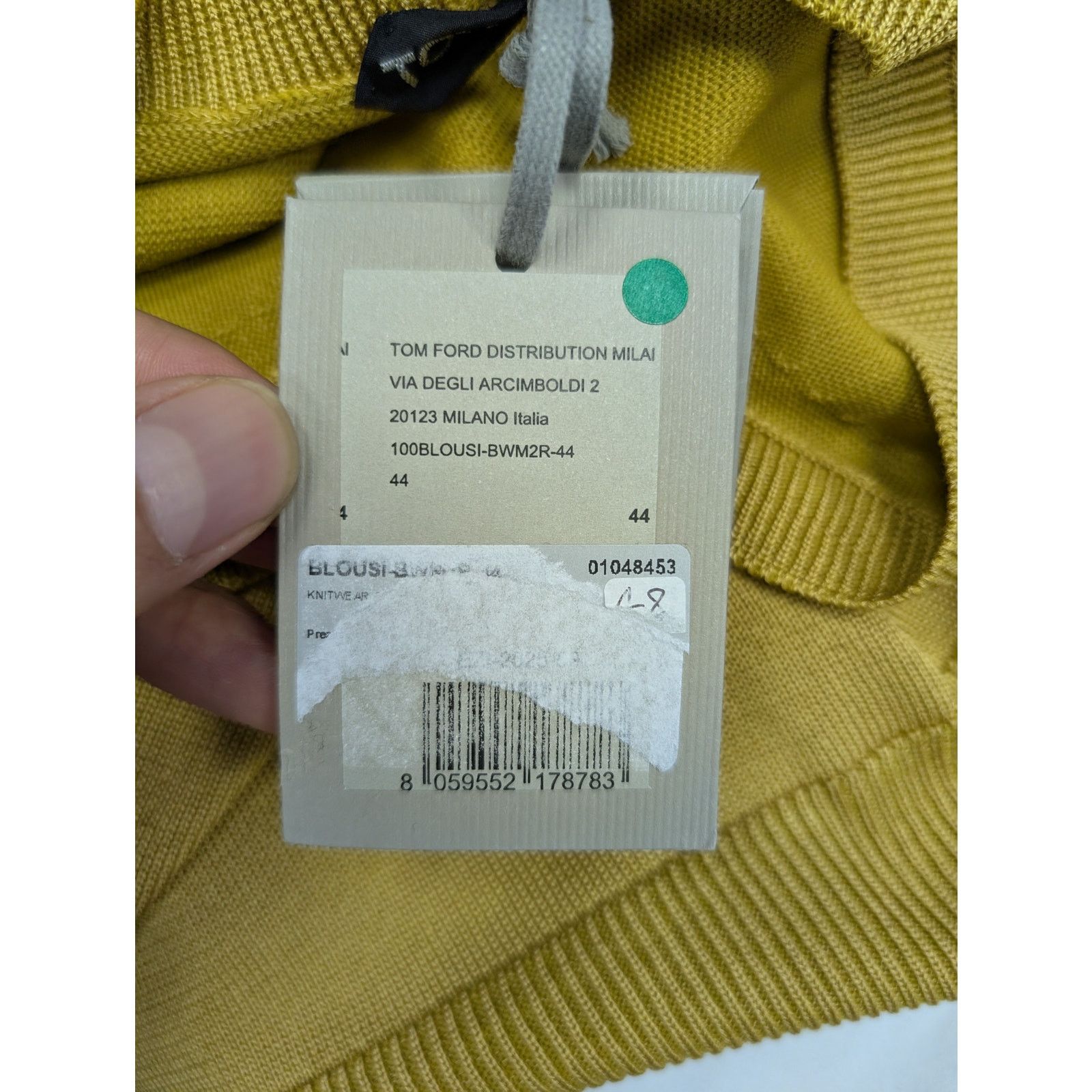Tom Ford o1rshd1 V-Neck Sweatshirt Sweater in Mustard Size US M / EU 48-50 / 2 - 17 Thumbnail