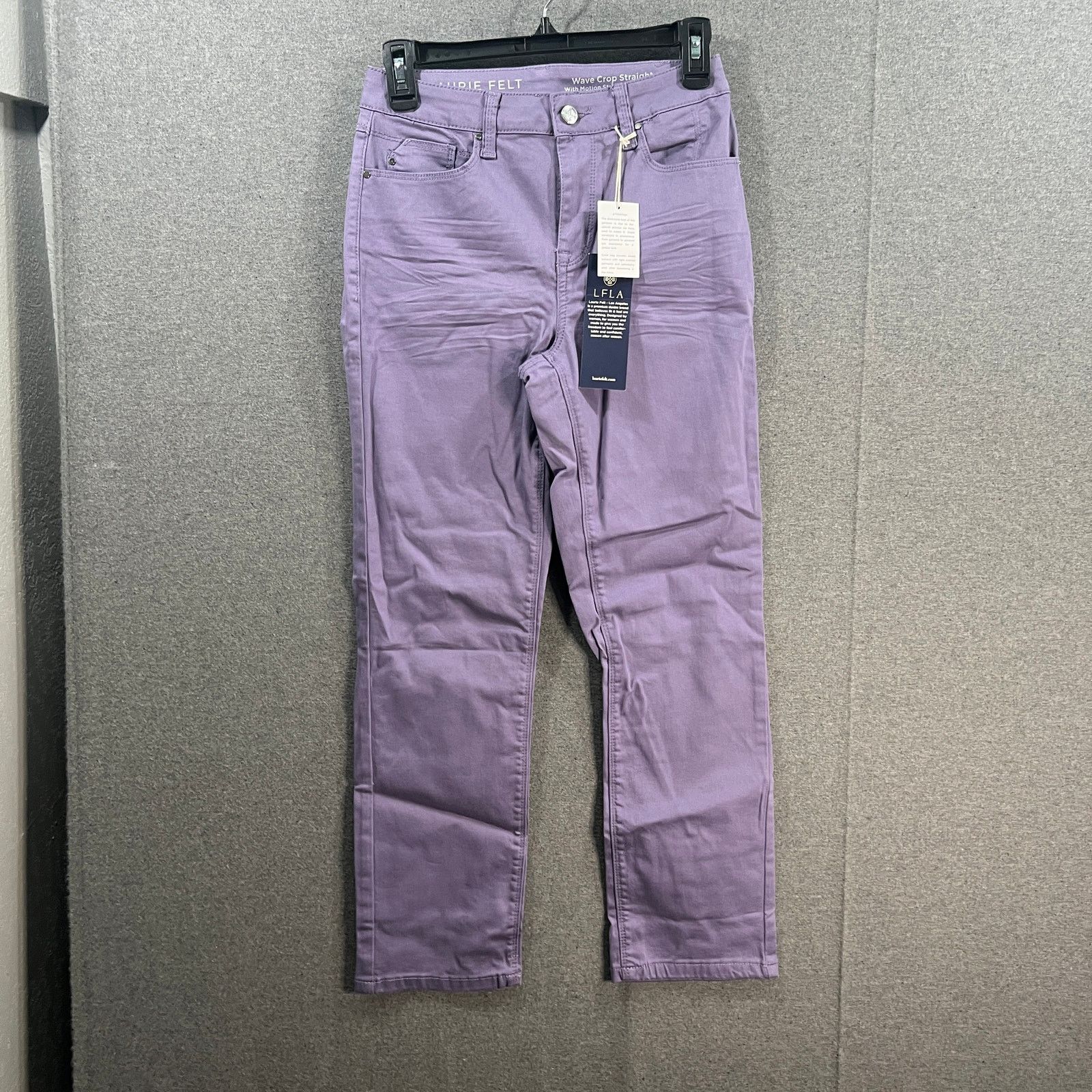 Other Laurie Felt Regular Wave Denim 5-Pocket Crop Straight Jeans Size 26" / US 2 / IT 38 - 1 Thumbnail