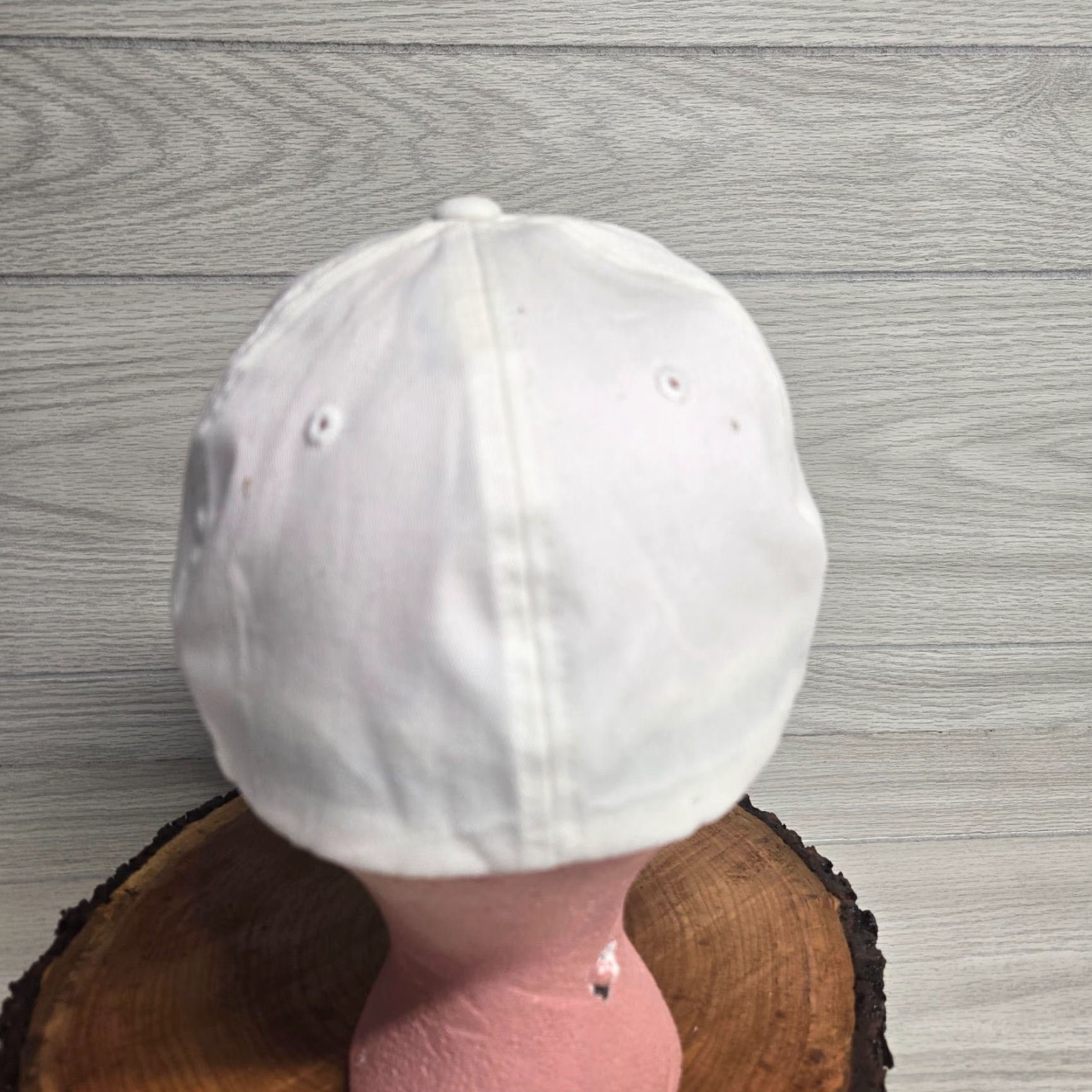 Vintage Hat Baseball Cap Adult M White Cotton Polyester Adjustable | Men | Casual Size ONE SIZE - 3 Thumbnail
