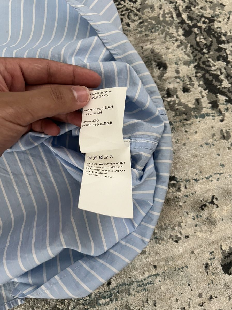 Our Legacy Our Legacy Borrowed Shirt Blue Rose Stripe Size US M / EU 48-50 / 2 - 5 Thumbnail