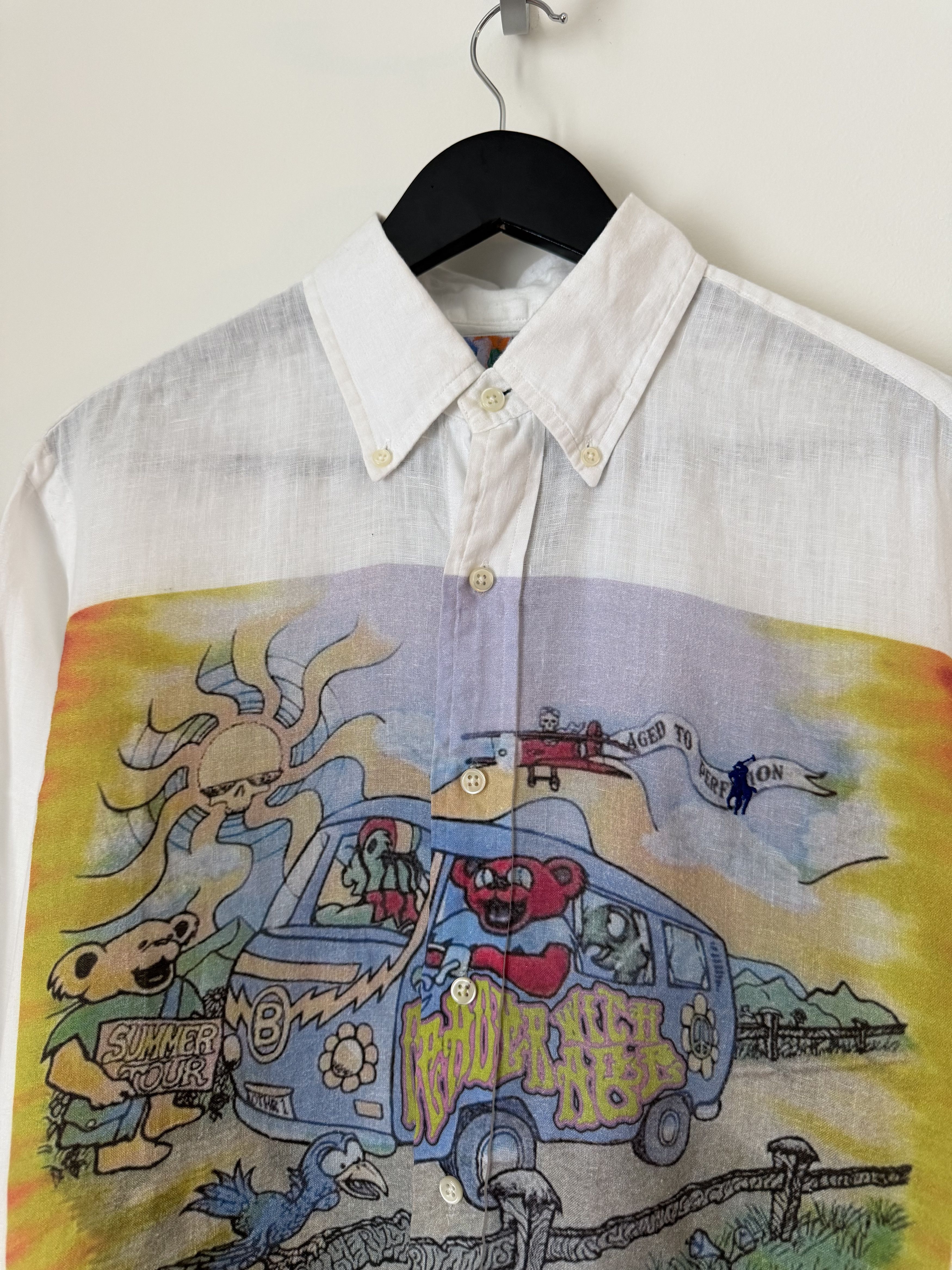 Better With Age Better With Age Road Trip Button Down Shirt in White Size US L / EU 52-54 / 3 - 2 Thumbnail