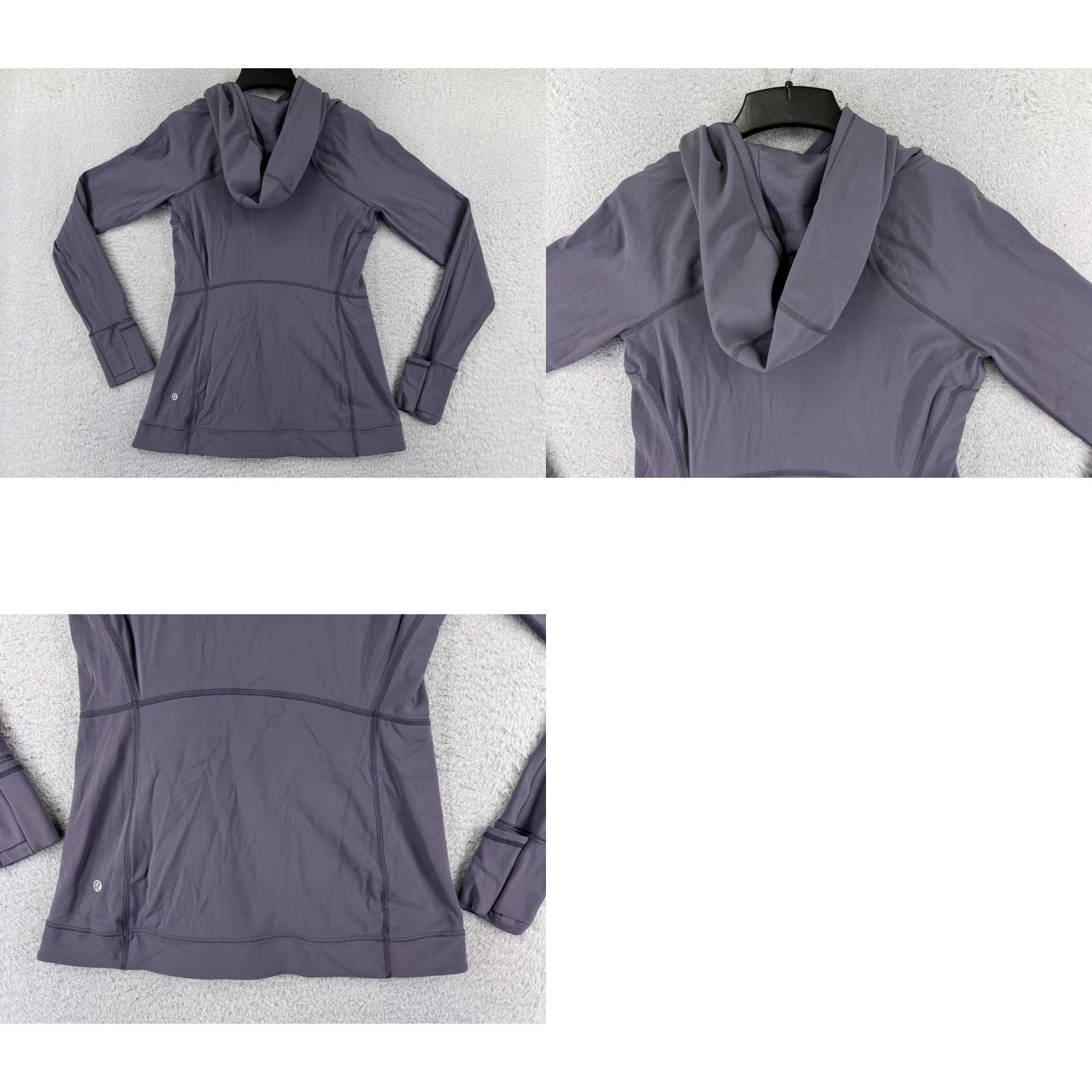 Lululemon Lululemon Hoodie Sweater Women 8 Gray Purple Every Journey Office Workwear Size M / US 6-8 / IT 42-44 - 9 Thumbnail